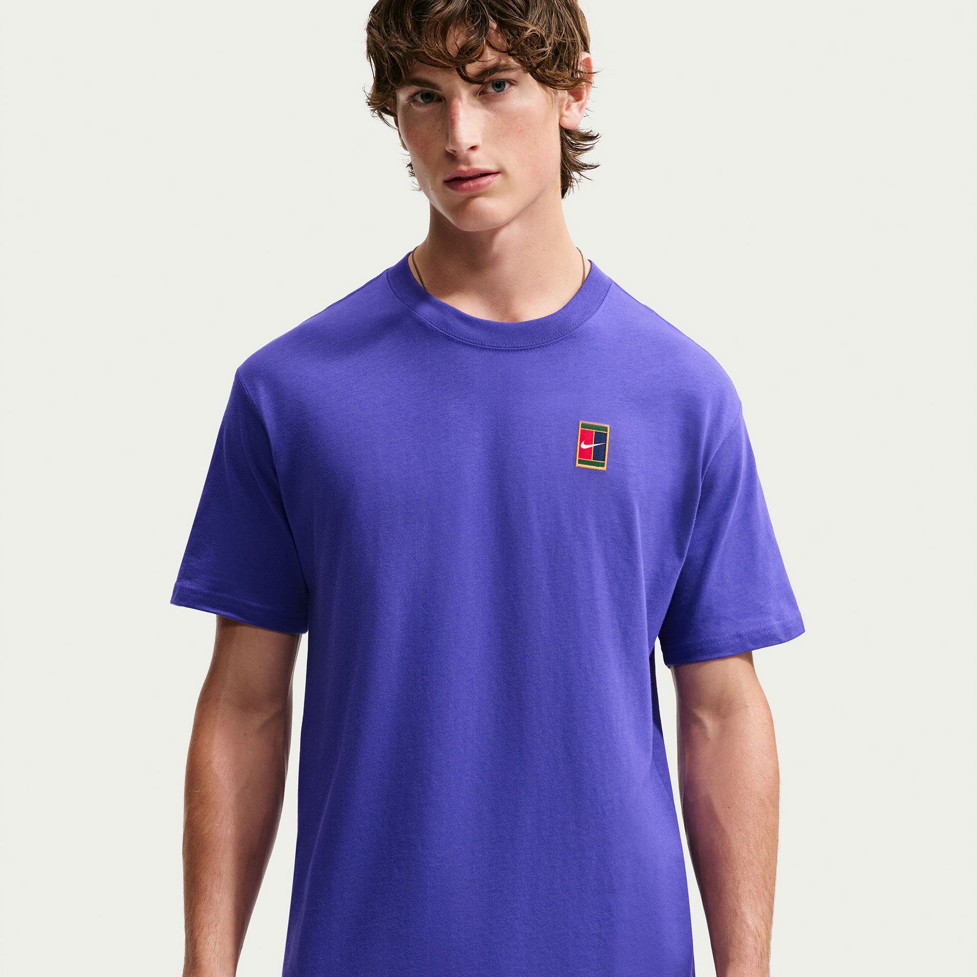 NikeCourt Heritage Max90 Men's Tennis T-Shirt - Purple (1)