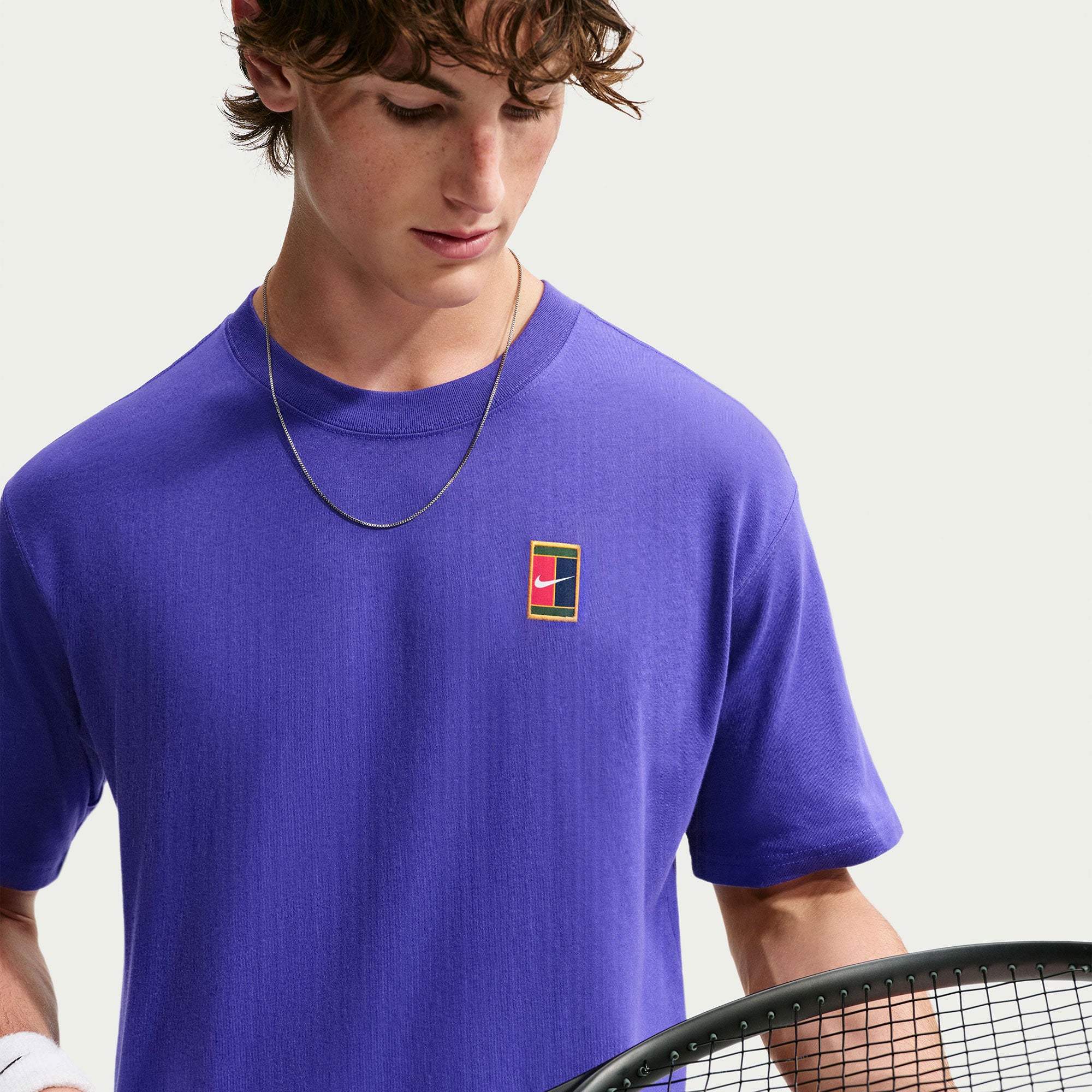 NikeCourt Heritage Max90 Men's Tennis T-Shirt - Purple (3)