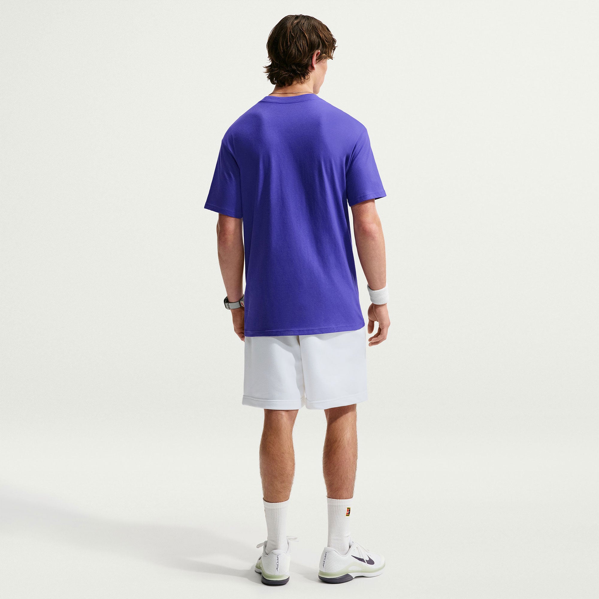 NikeCourt Heritage Max90 Men's Tennis T-Shirt - Purple (5)
