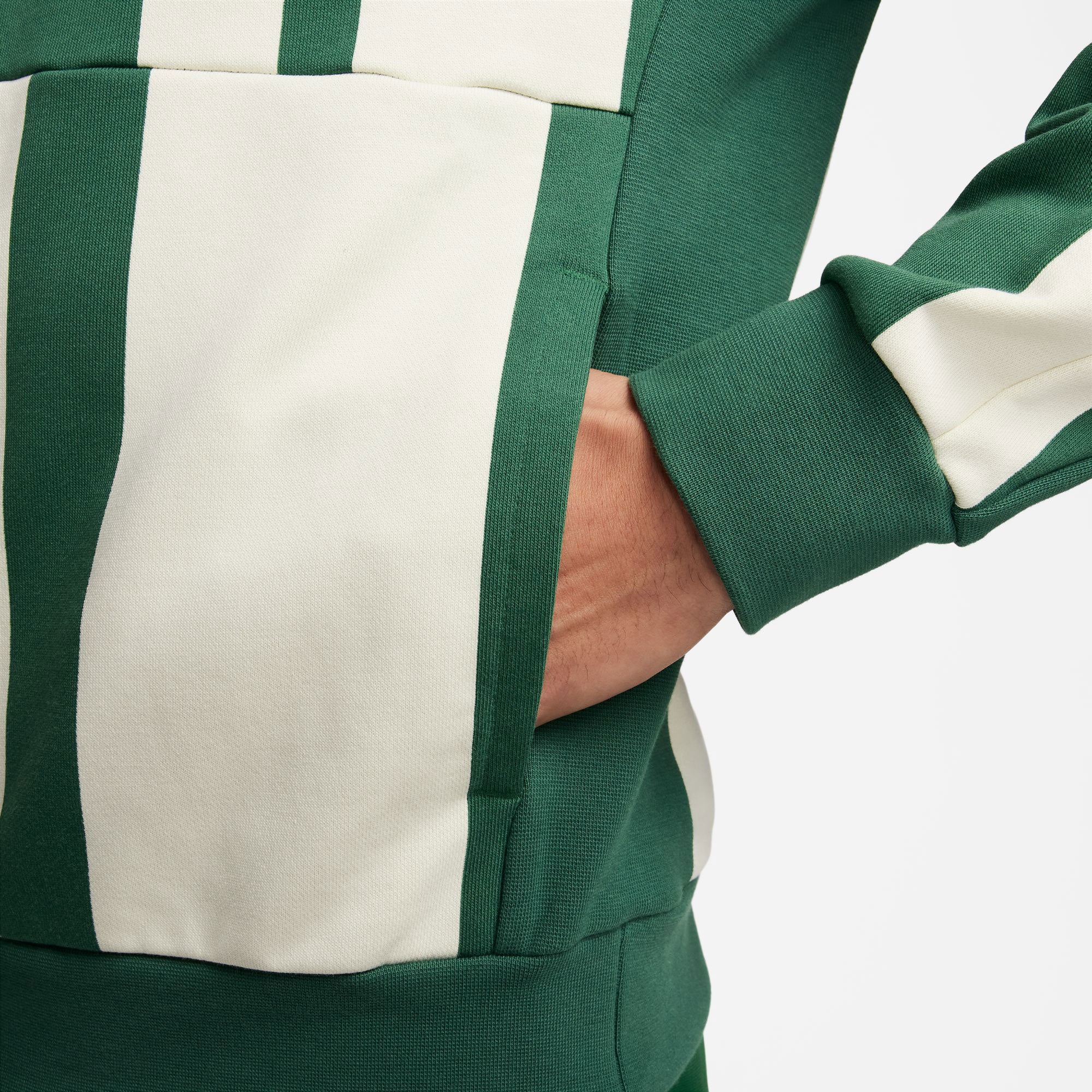 NikeCourt Heritage Men's Dri-FIT Fleece Printed Tennis Hoodie - Green (5)