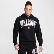 NikeCourt Heritage Men's Dri-FIT Fleece Tennis Hoodie - Black (1)