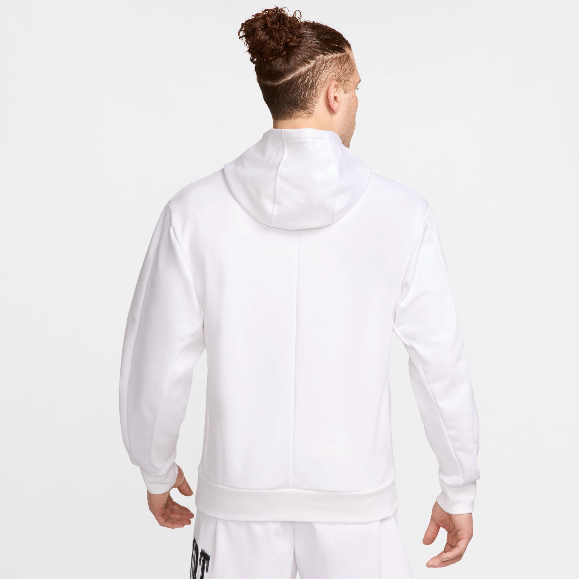 NikeCourt Heritage Men's Dri-FIT Fleece Tennis Hoodie - White (2)
