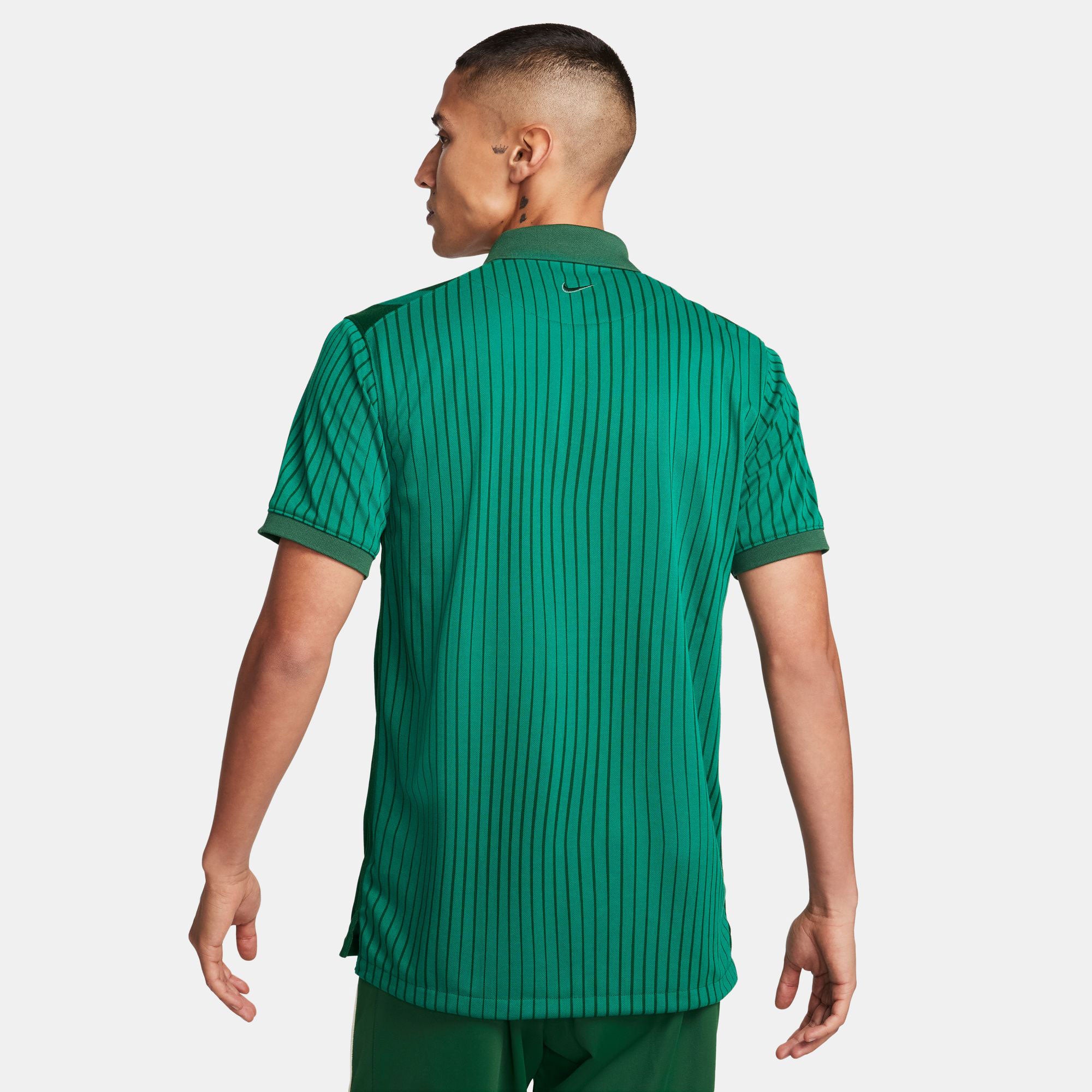 NikeCourt Heritage Men's Dri-FIT Printed Tennis Polo - Green (2)