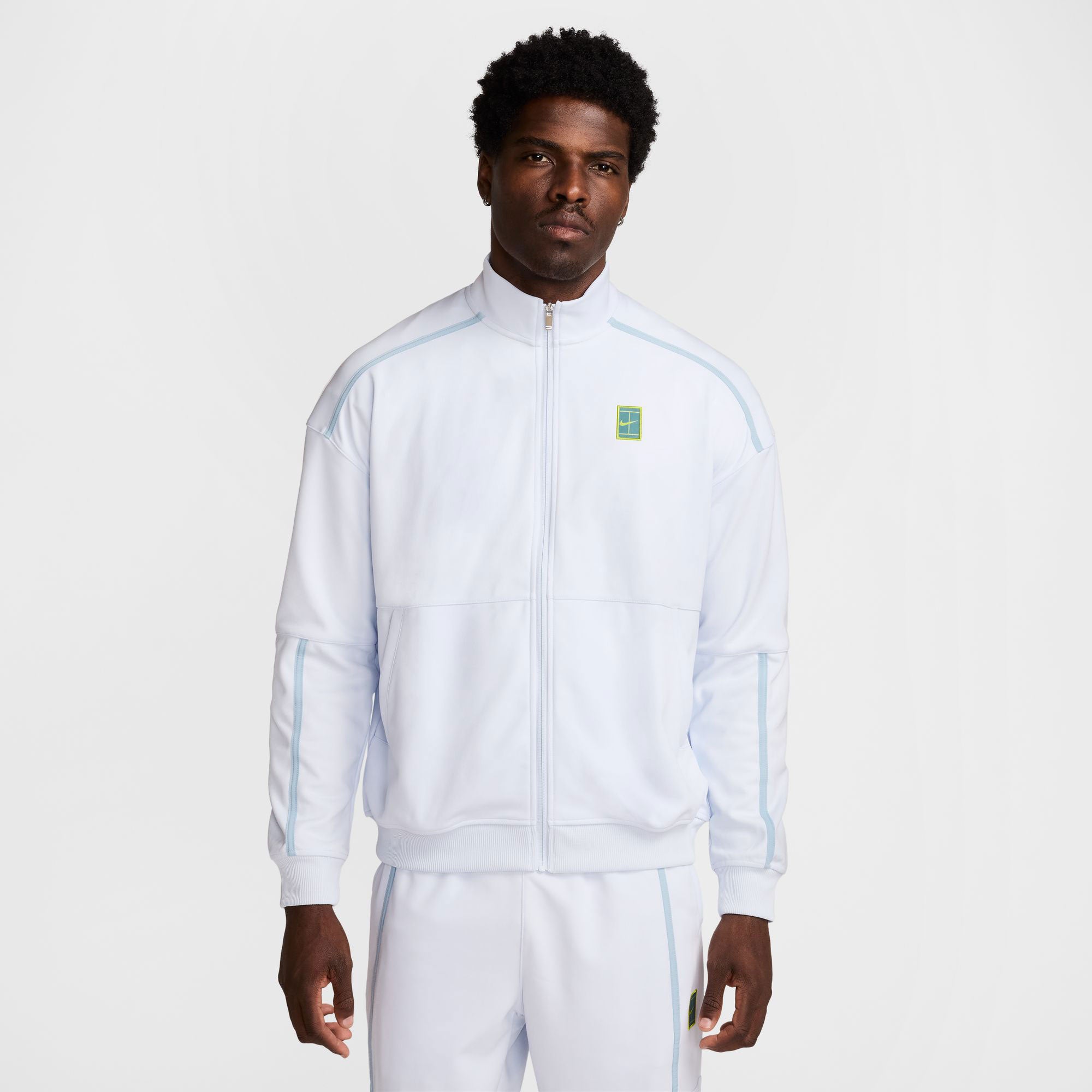 NikeCourt Heritage Men's Dri-FIT Tennis Jacket - Grey (1)