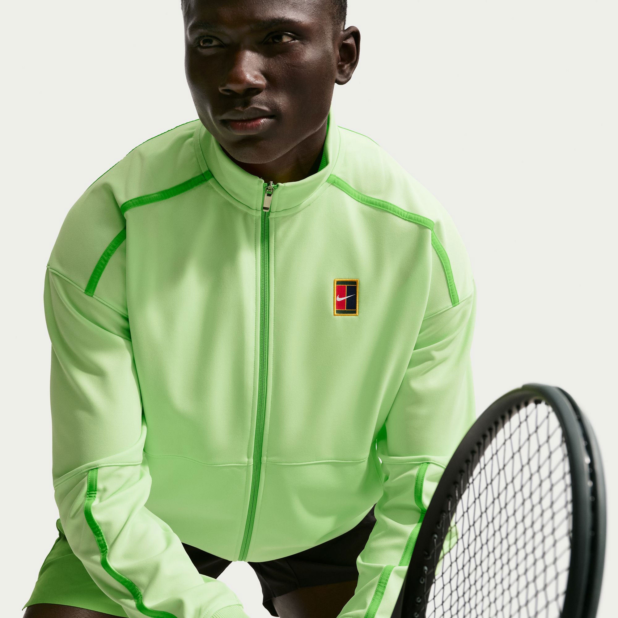 NikeCourt Heritage Dri-FIT Tennisjack voor Heren - Groen | Tennis Only