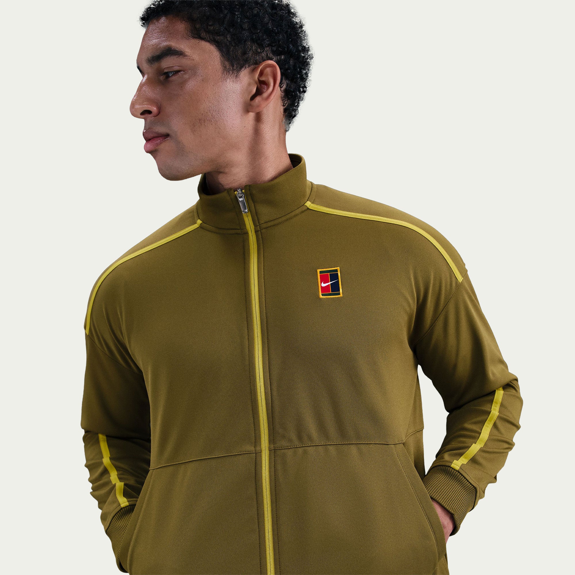 NikeCourt Heritage Dri-FIT Tennisjack voor Heren - Groen | Tennis Only
