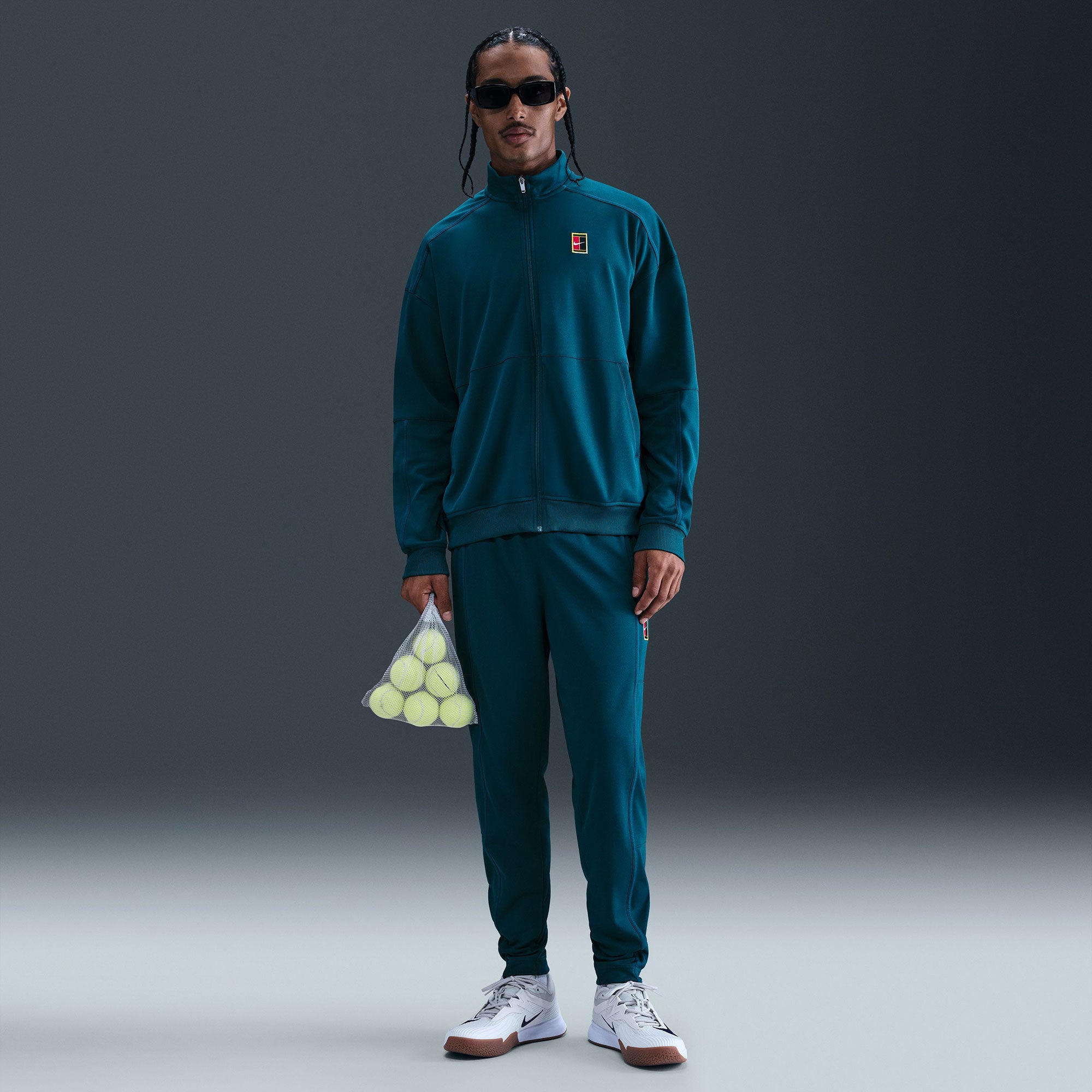 NikeCourt Heritage Men's Dri-FIT Tennis Jacket- Blue (4)