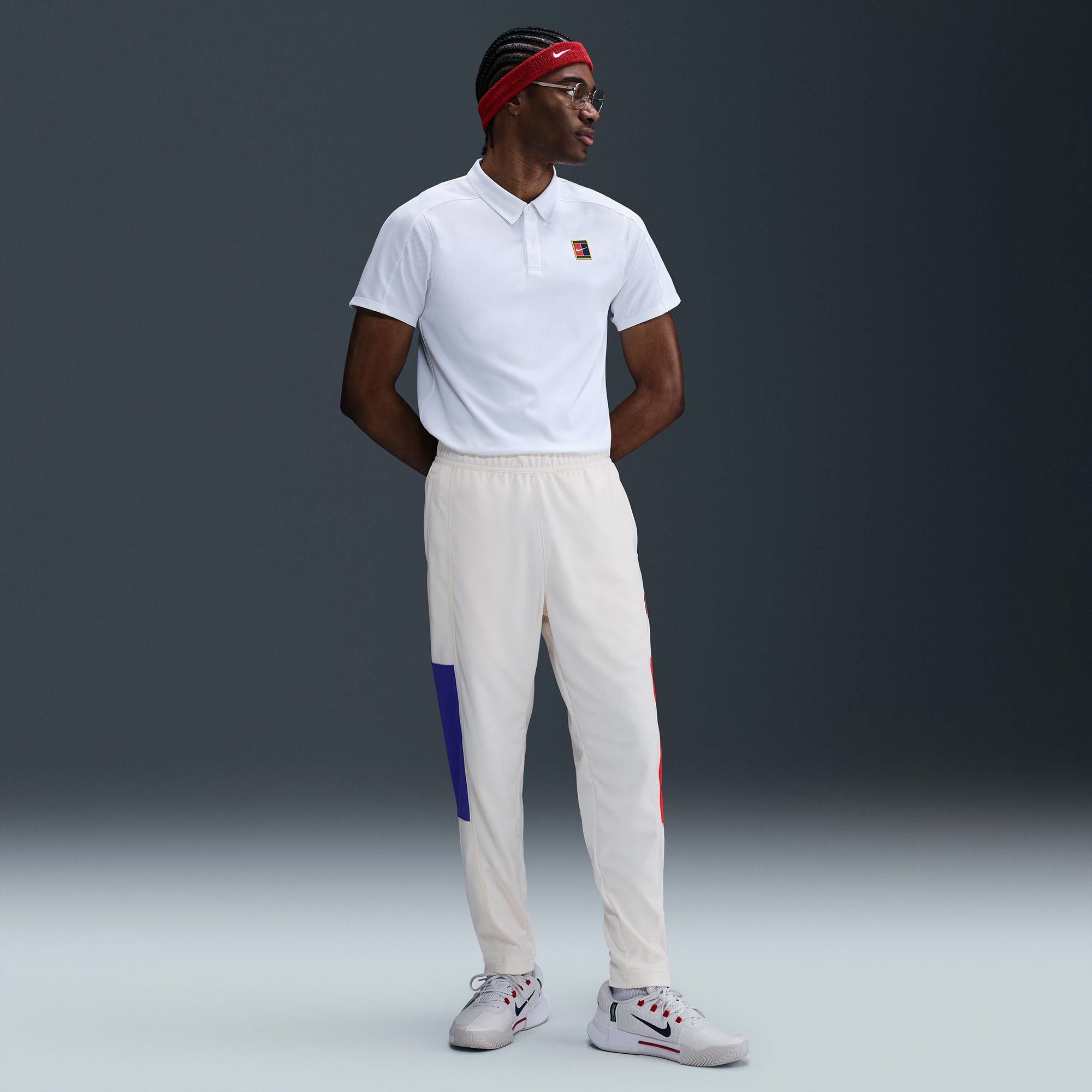 NikeCourt Heritage Men's Dri-FIT Tennis Pants - White (1)