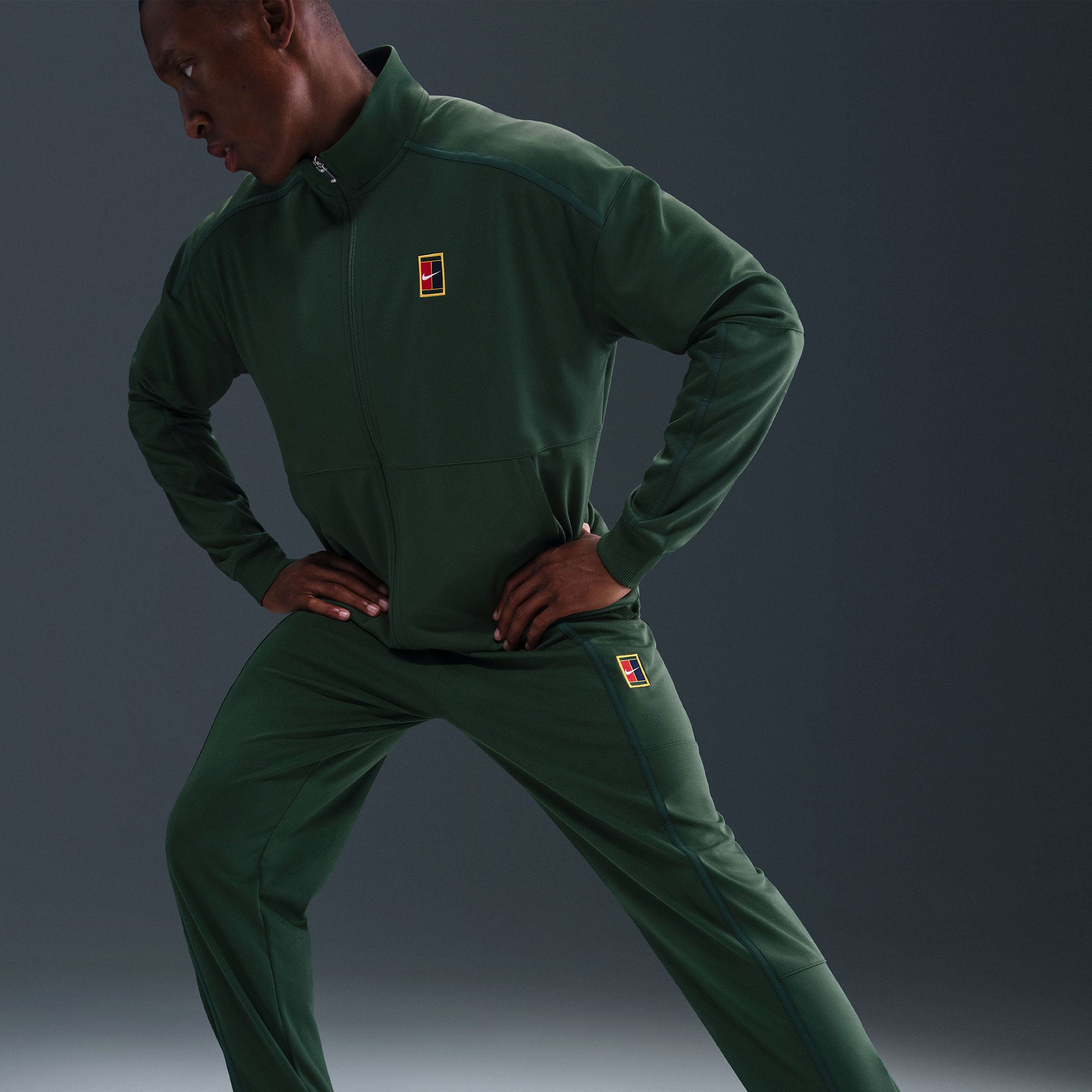 NikeCourt Heritage Men's Dri-FIT Tennis Pants - Green (5)