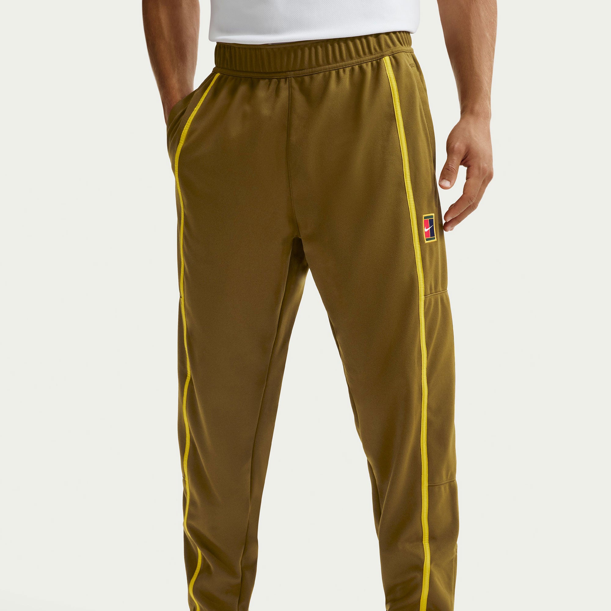 NikeCourt Heritage Men's Dri-FIT Tennis Pants - Green (3)