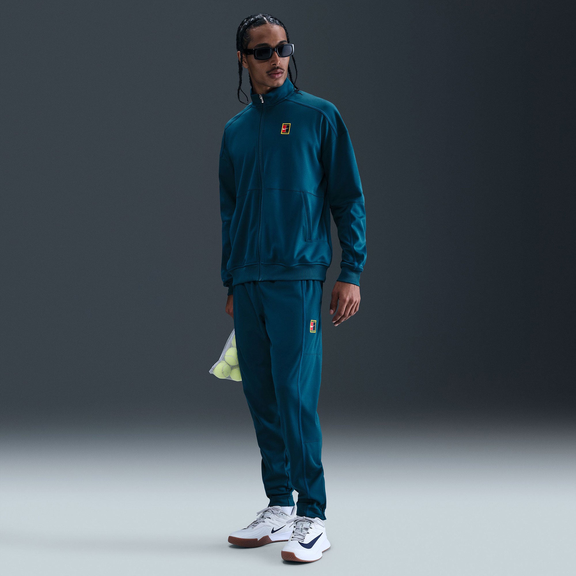 NikeCourt Heritage Men's Dri-FIT Tennis Pants - Blue (1)