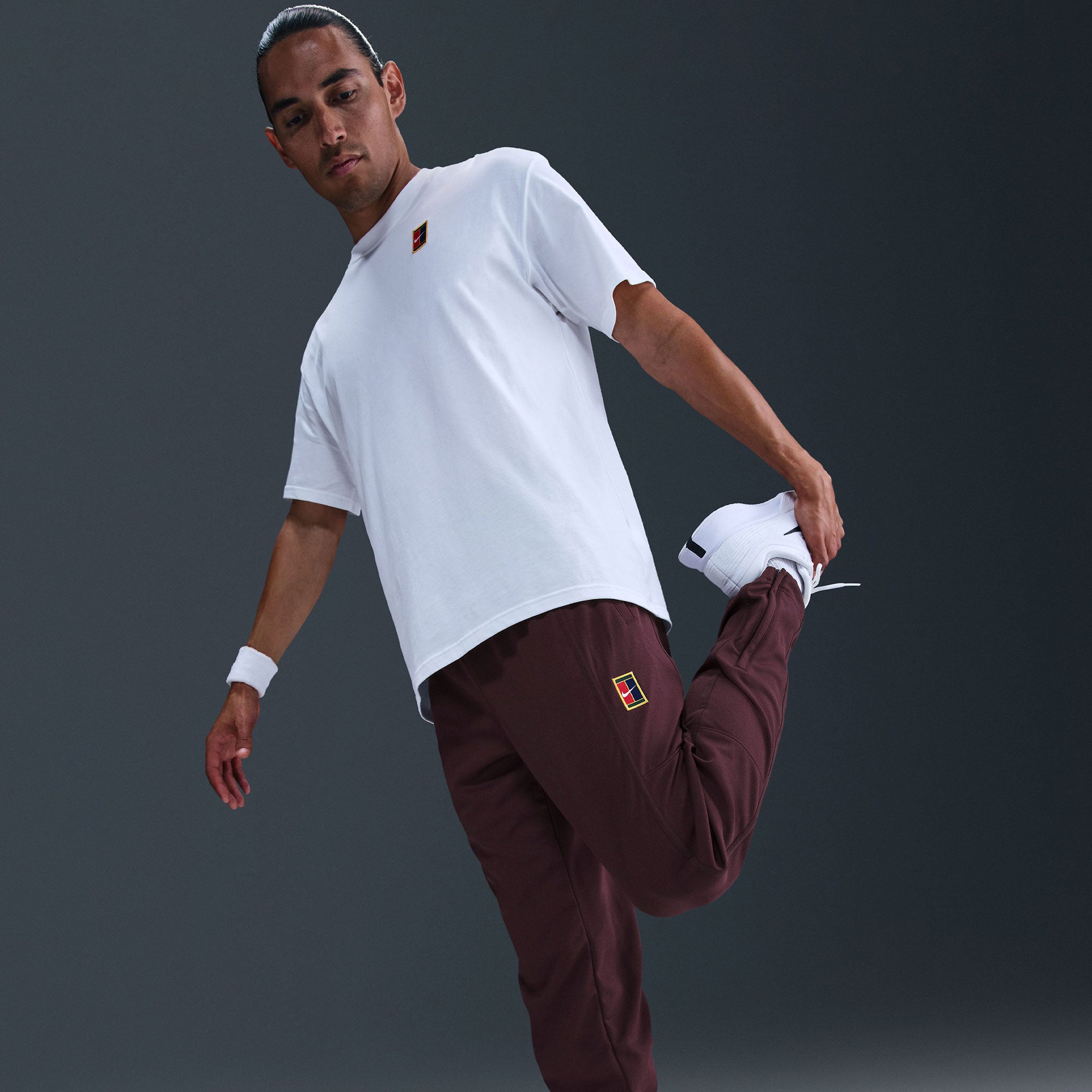 NikeCourt Heritage Men's Dri-FIT Tennis Pants - Red (5)