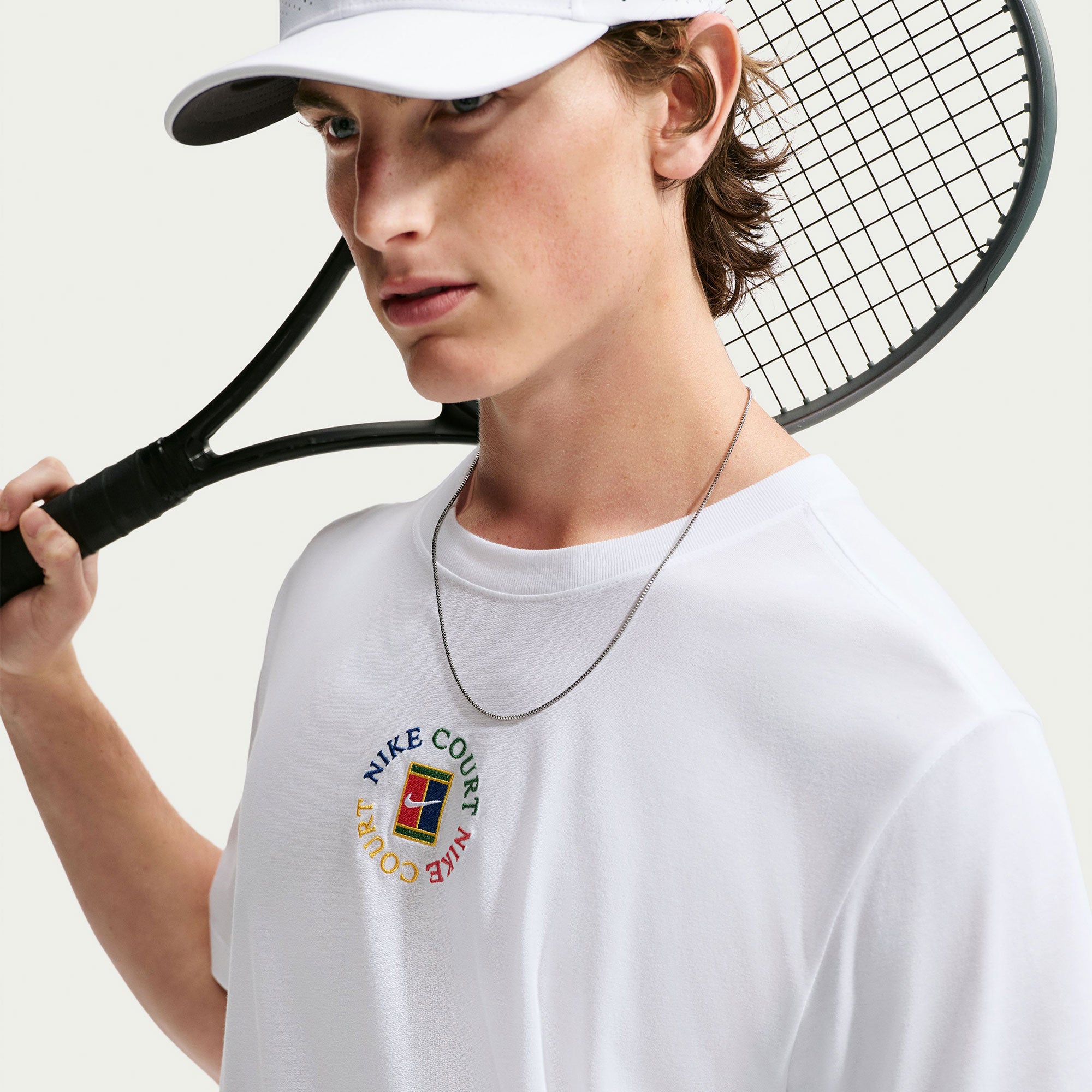 NikeCourt Heritage Men's Tennis T-Shirt - White (3)