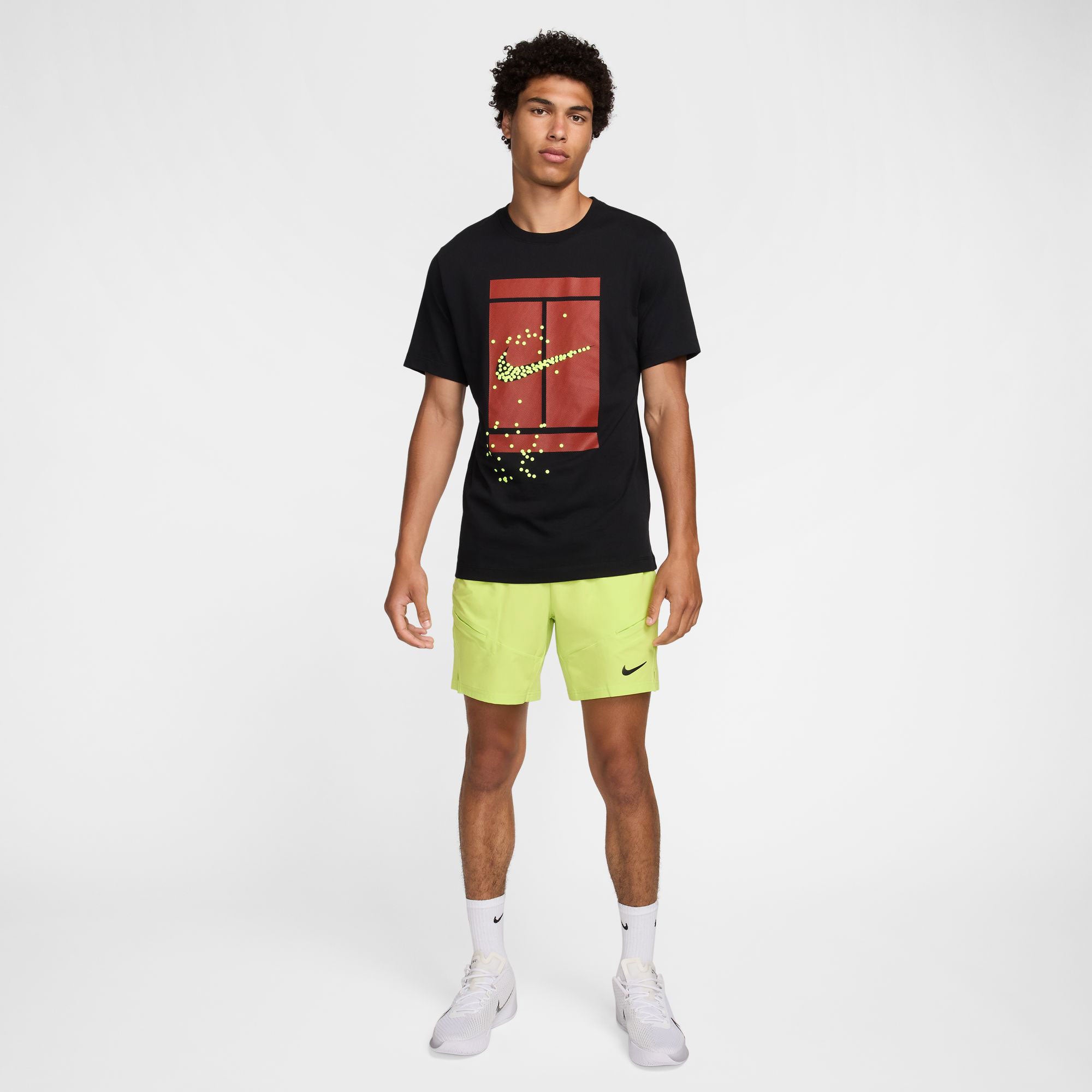 NikeCourt Heritage Men's Dri-FIT Tennis T-Shirt - Black (5)