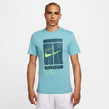 NikeCourt Heritage Men's Dri-FIT Tennis T-Shirt - Blue (1)
