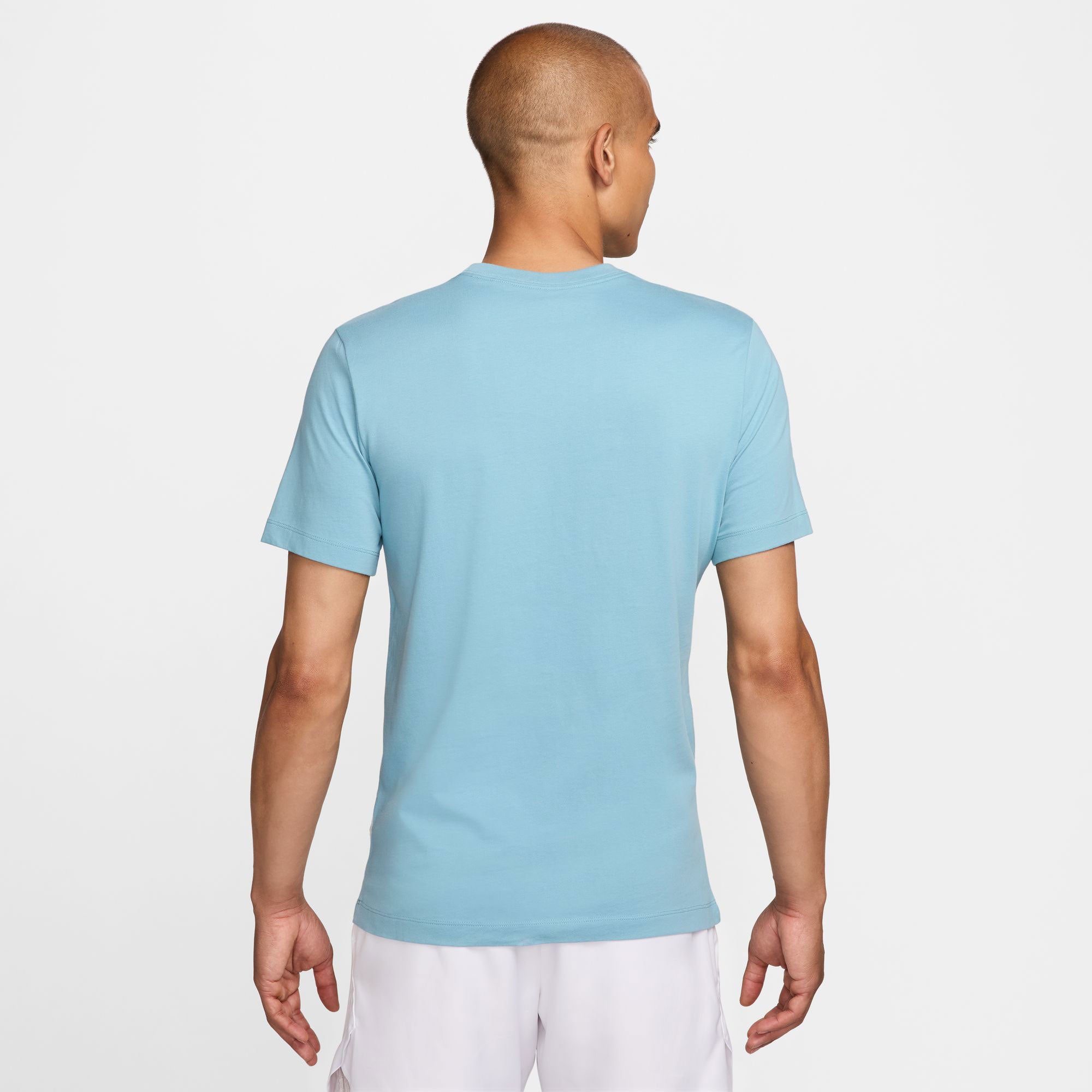 NikeCourt Heritage Men's Dri-FIT Tennis T-Shirt - Blue (2)