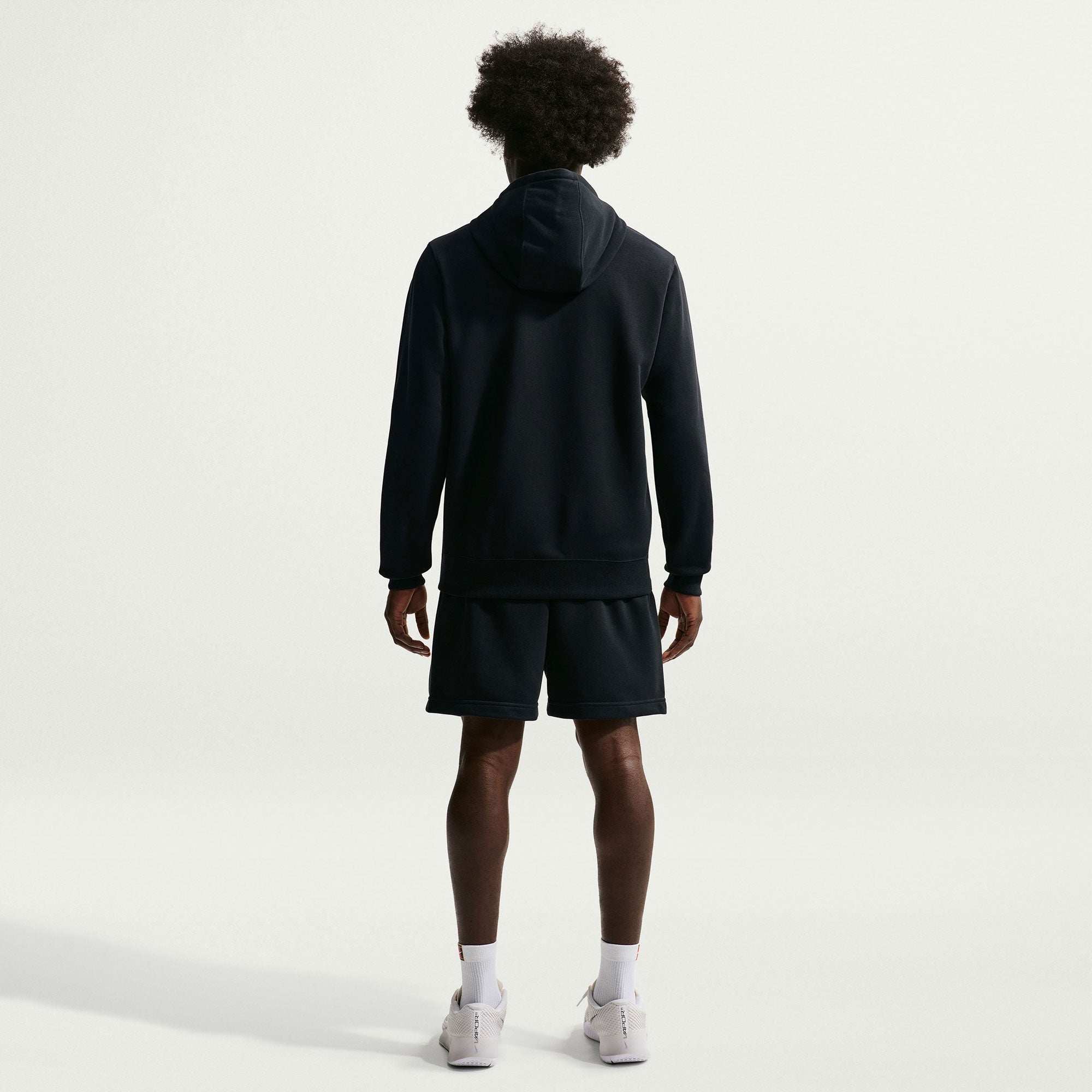 NikeCourt Heritage Men's Fleece Tennis Hoodie - Black (5)