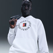 NikeCourt Heritage Men's Fleece Tennis Hoodie - White (1)