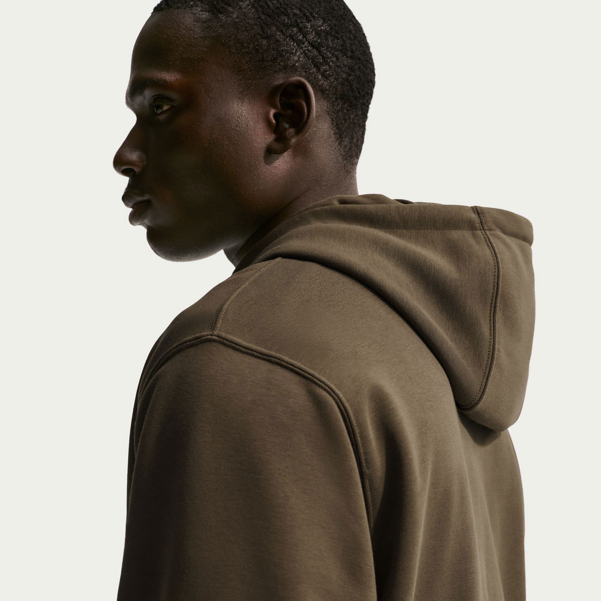 NikeCourt Heritage Men's Fleece Tennis Hoodie - Brown (2)