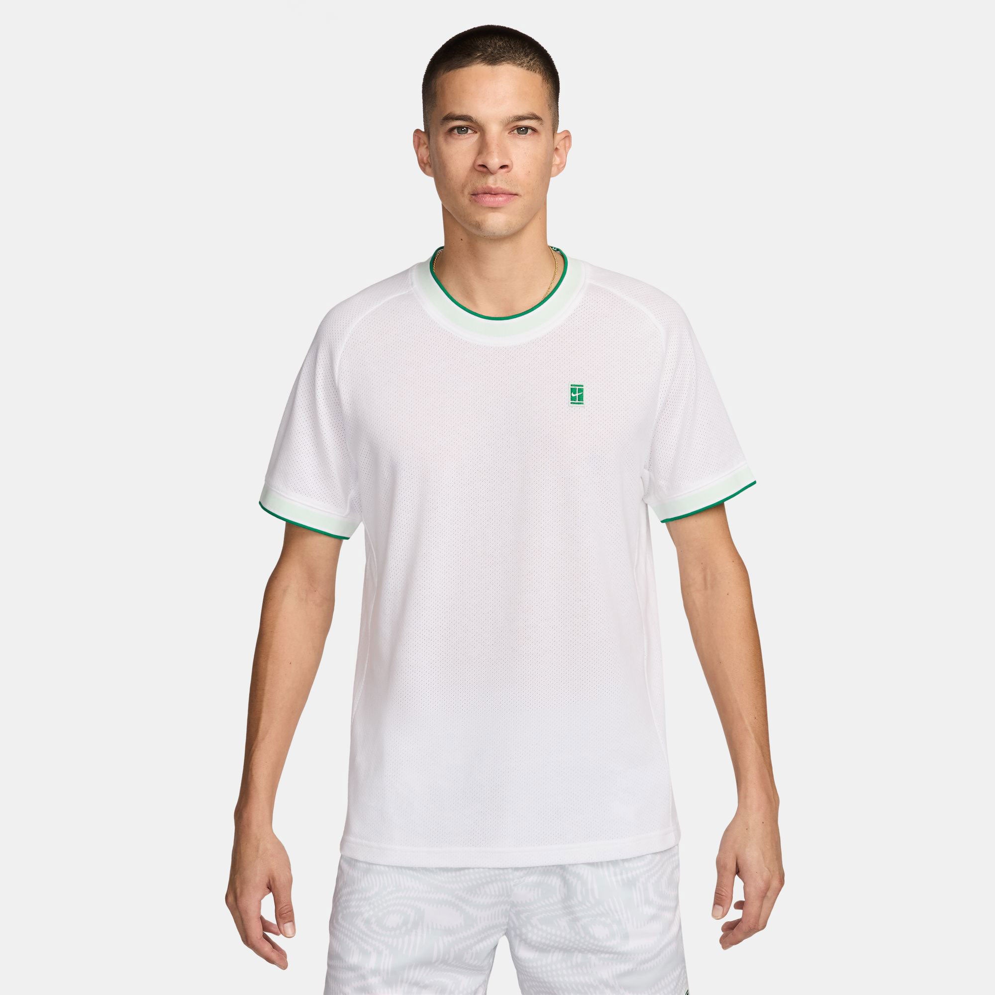 NikeCourt Heritage Mens Tennis Shirt - White (1)