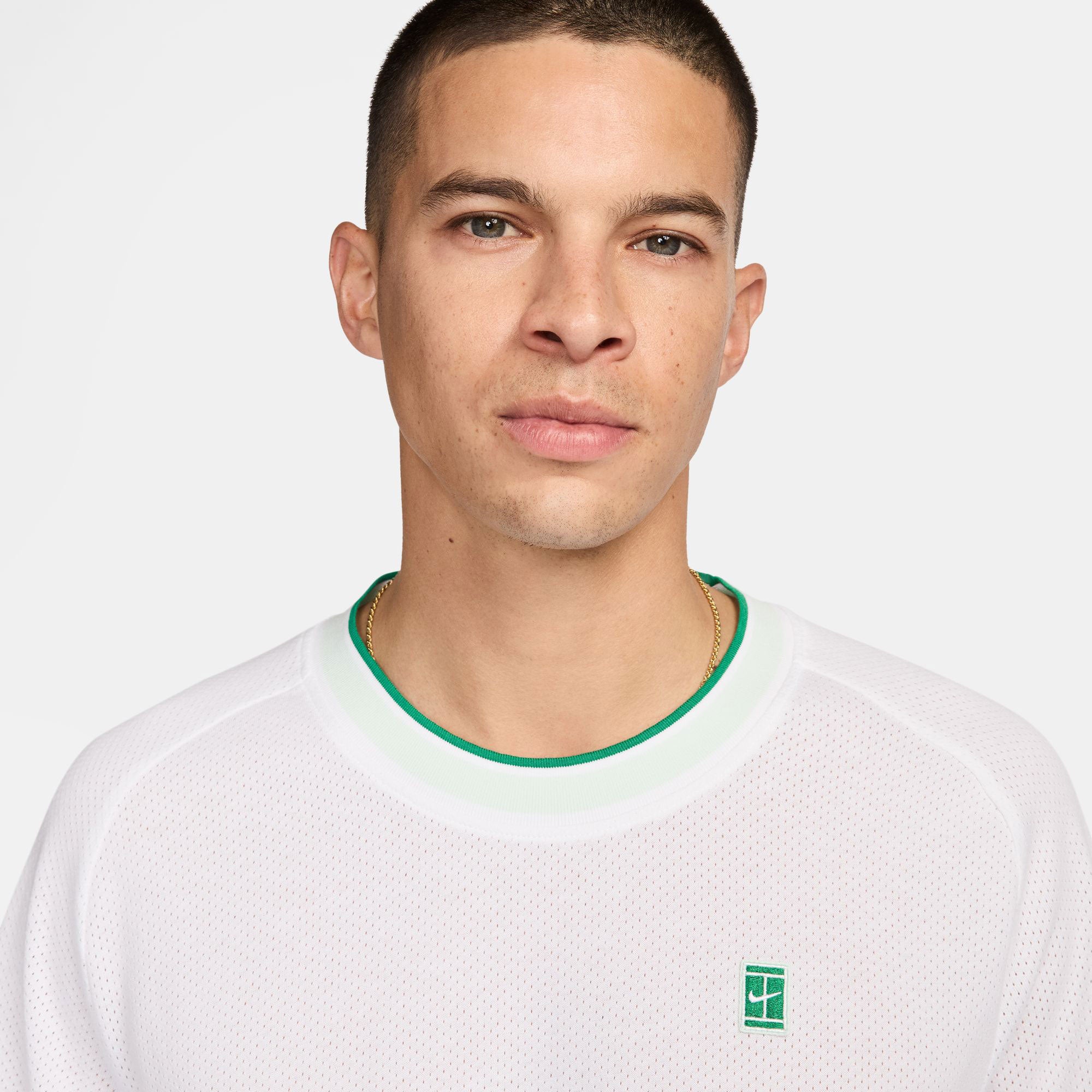 NikeCourt Heritage Mens Tennis Shirt - White (3)