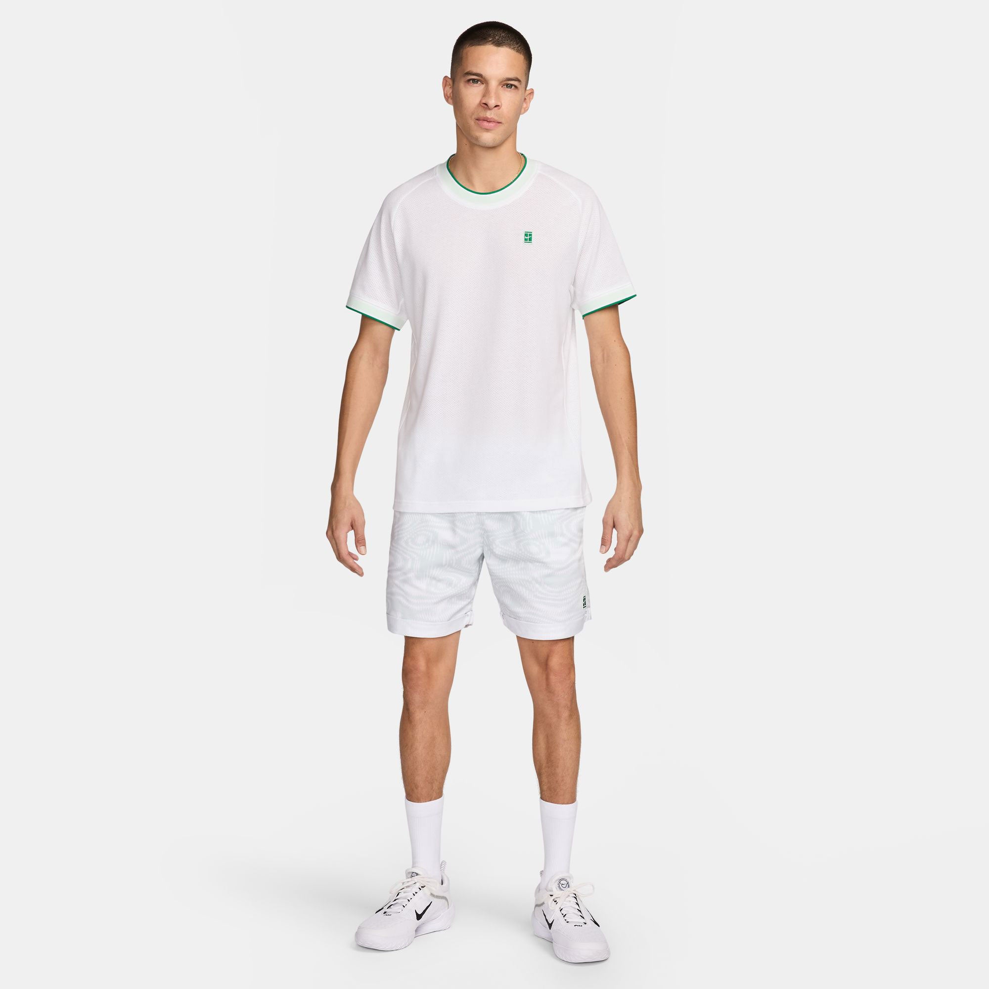 NikeCourt Heritage Mens Tennis Shirt - White (6)