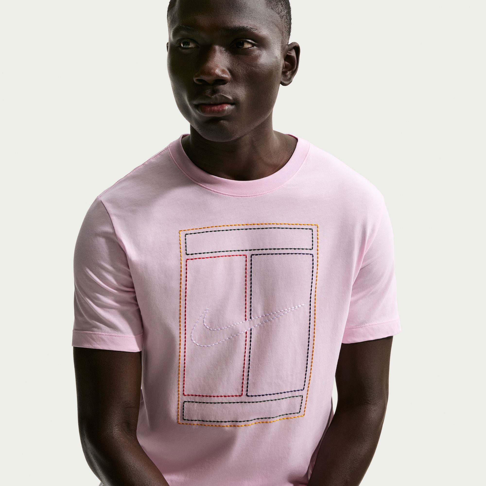 NikeCourt Heritage SP26 Men's Tennis T-Shirt - Pink (3)