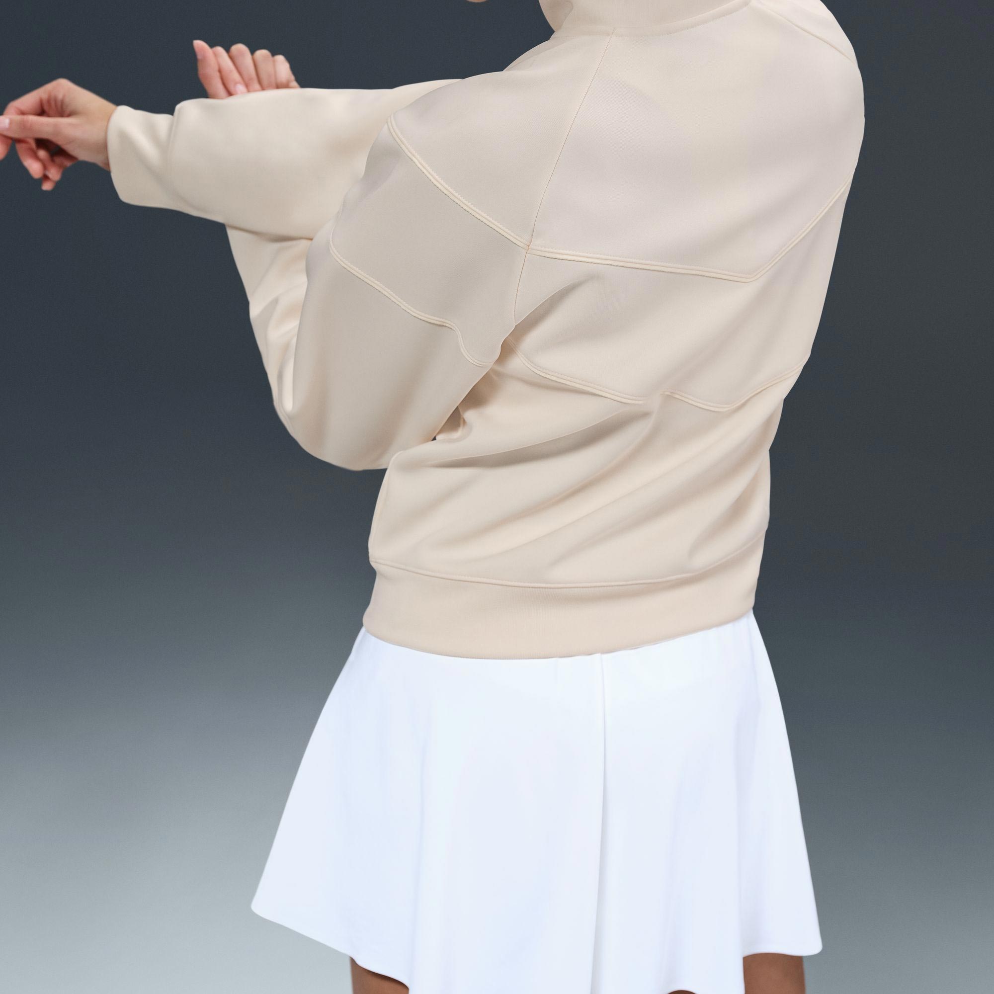 NikeCourt Heritage Women's Poly Knit Tennis Jacket - White (2)