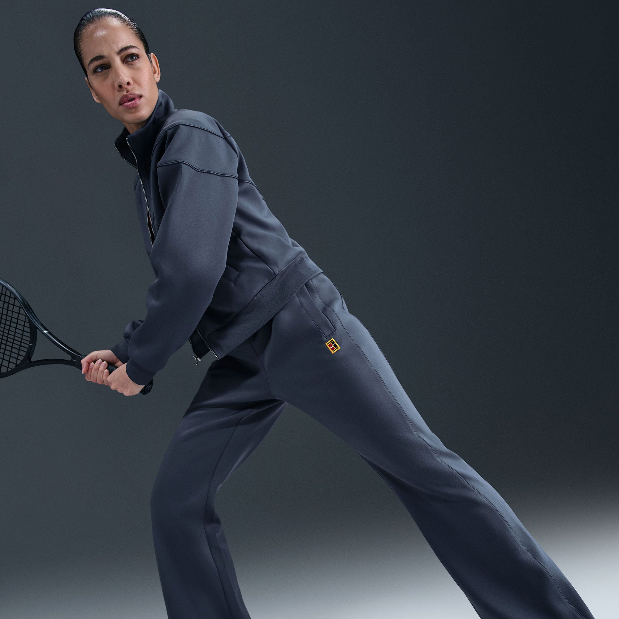 NikeCourt Heritage Women's Poly Knit Tennis Pants - Blue (5)