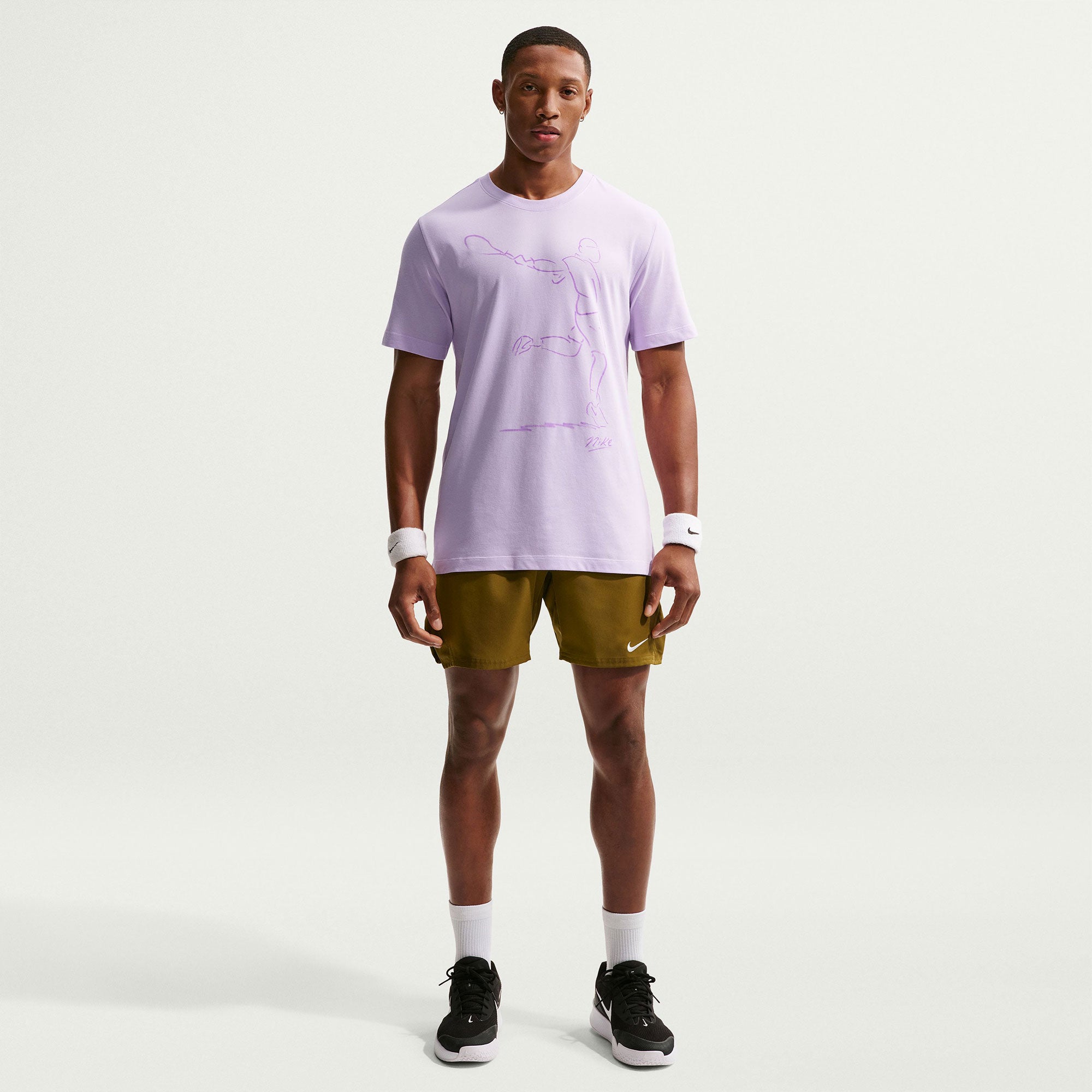 NikeCourt Men's Dri-FIT Tennis T-Shirt - Purple (4)