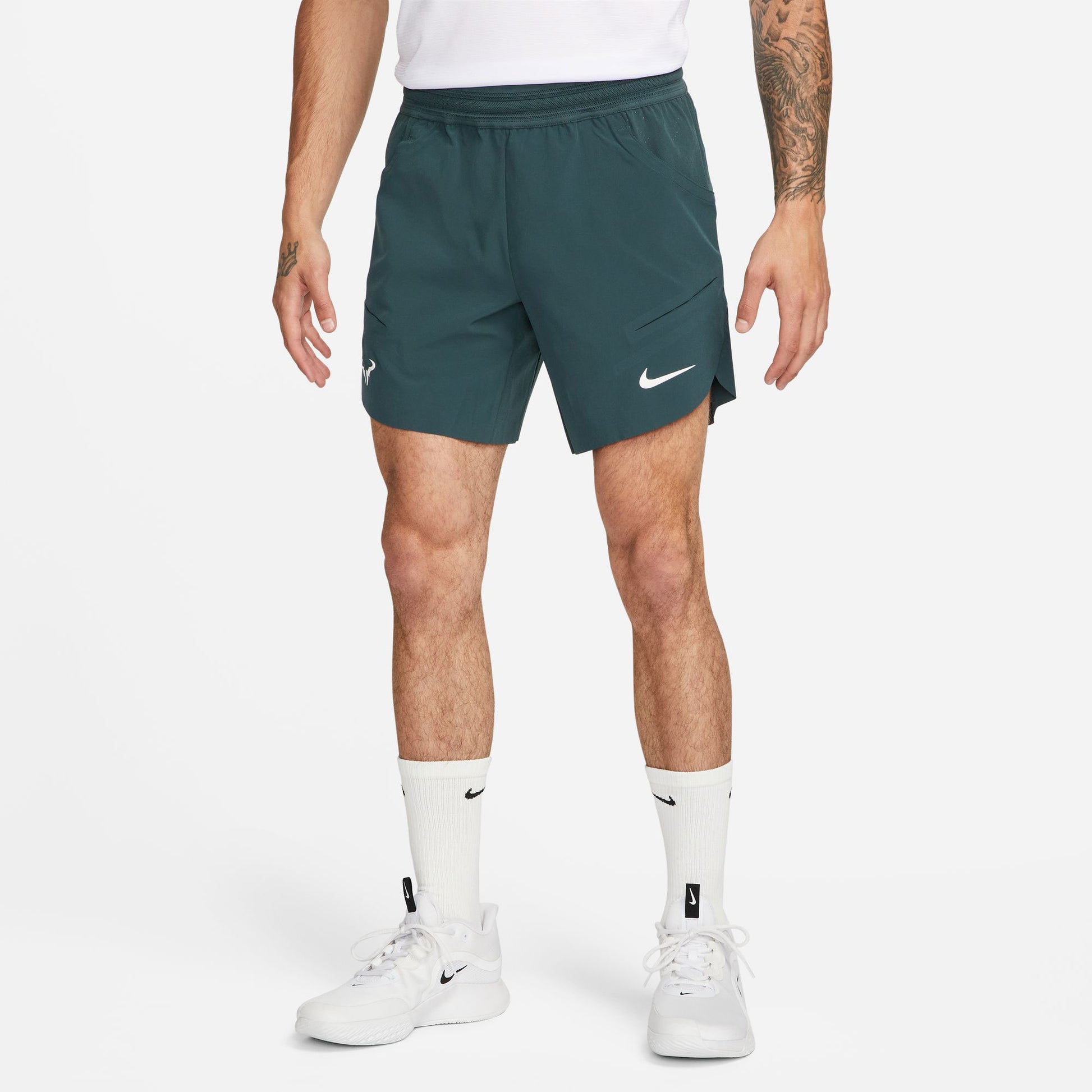 NikeCourt Rafa Dri-FIT ADV Men's 7-Inch Tennis Shorts Green (1)