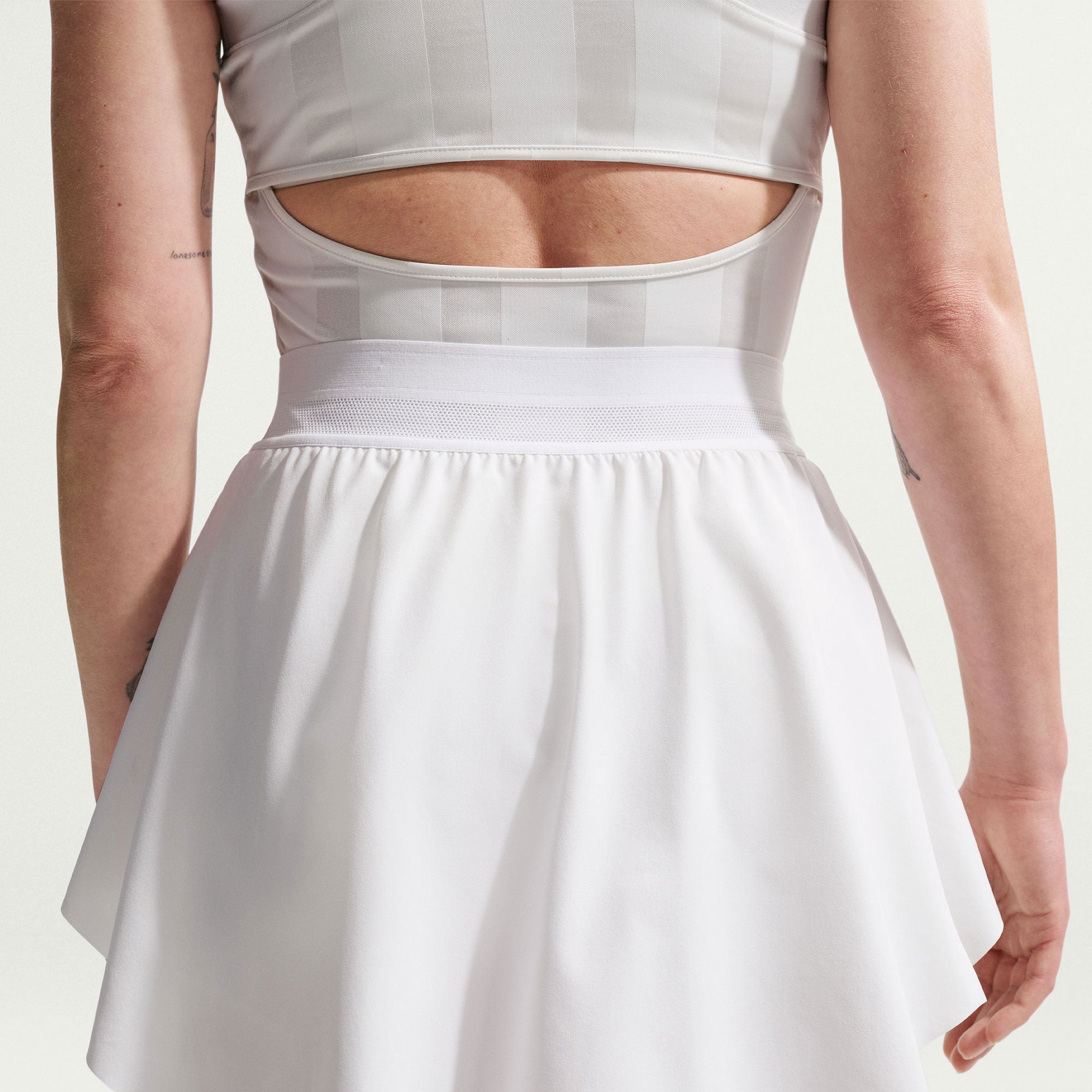 NikeCourt Slam London Women's Dri-FIT High-Waisted Tennis Skirt - White (5)