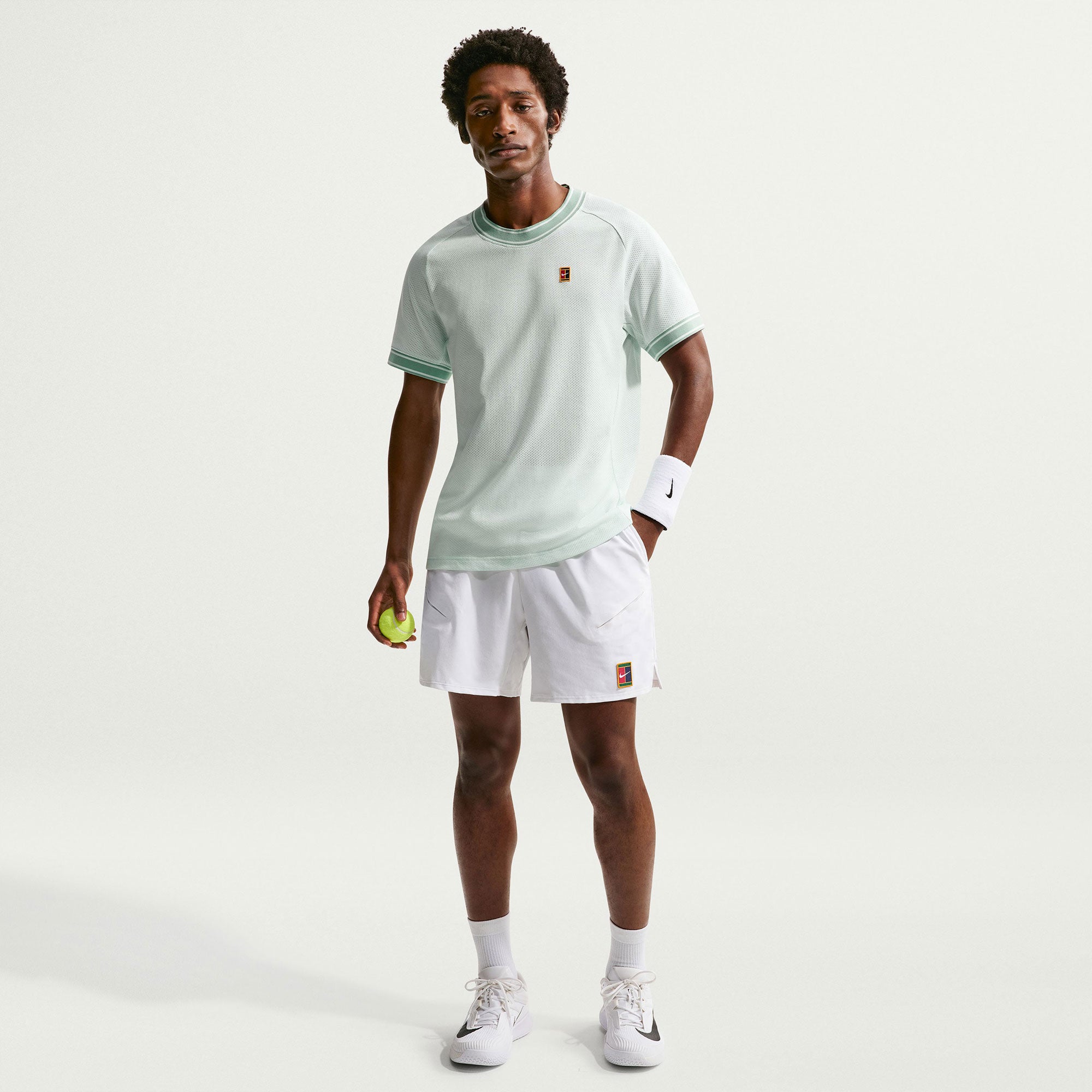 NikeCourt Slam London Men's Dri-FIT 6-Inch Tennis Shorts - White (1)