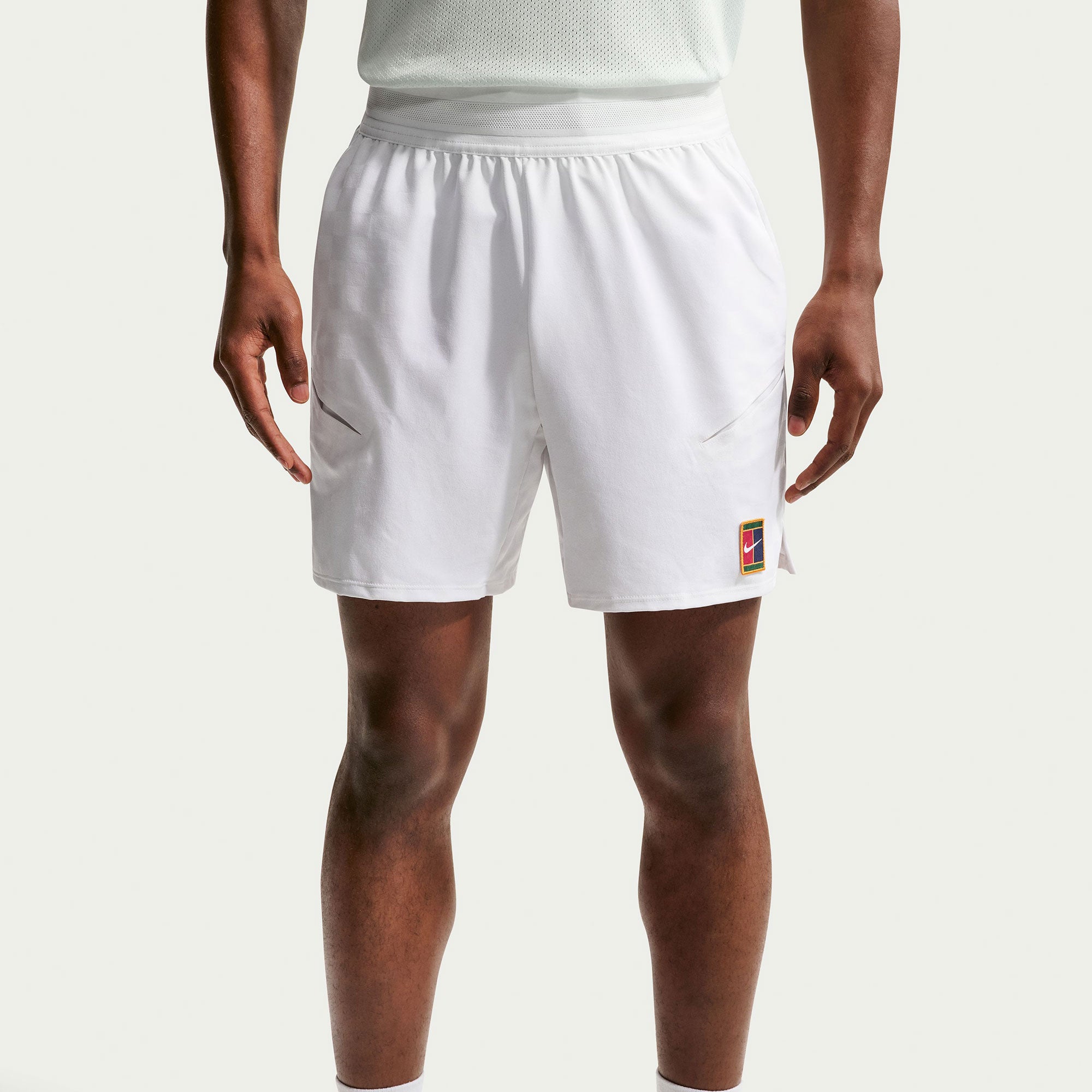 NikeCourt Slam London Men's Dri-FIT 6-Inch Tennis Shorts - White (3)
