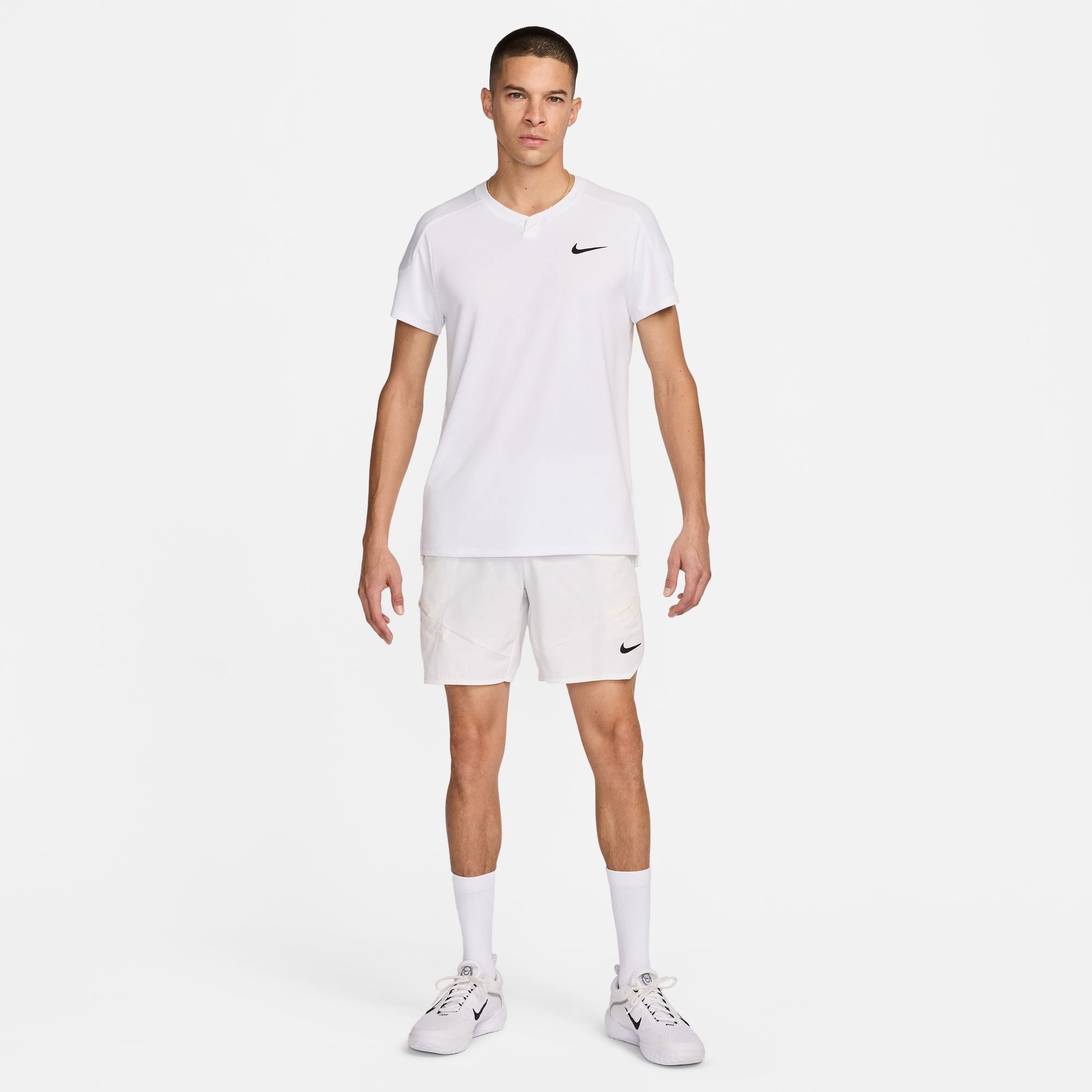 NikeCourt Slam London Men's Dri-FIT Tennis Shirt - White (7)