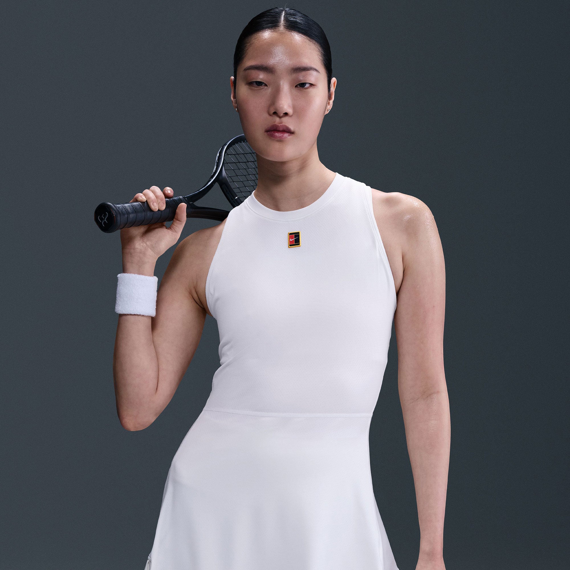 NikeCourt Slam London Women's Dri-FIT Tennis Dress - White (3)