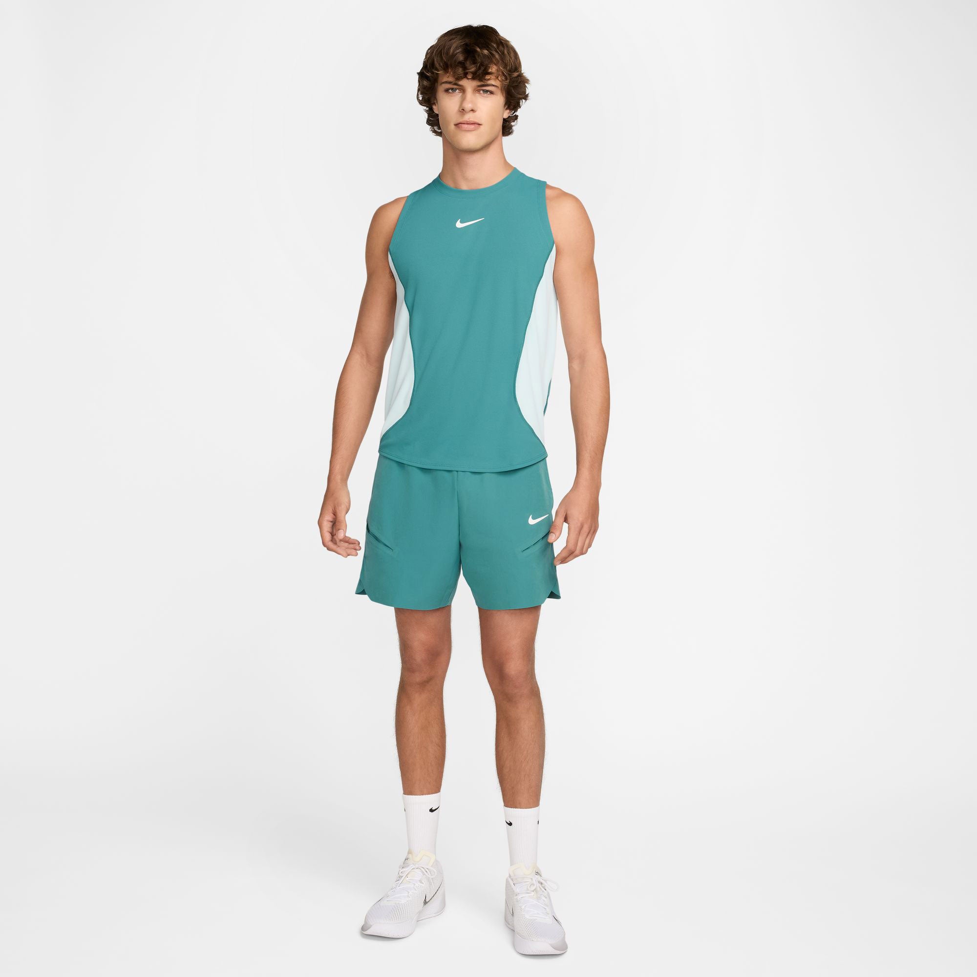 NikeCourt Slam Melbourne Men's Dri-FIT 6-Inch Tennis Shorts - Green (4)