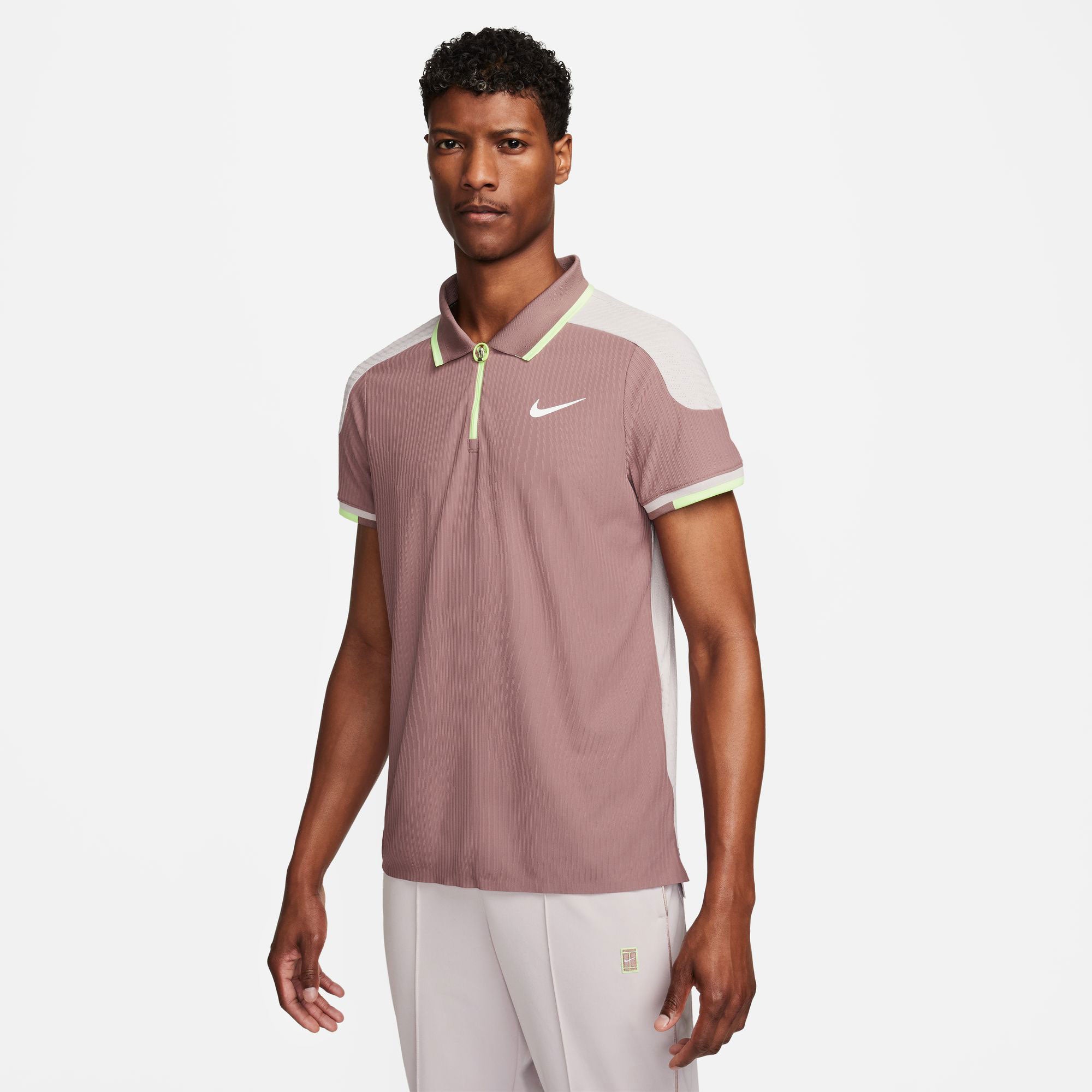 NikeCourt Slam Melbourne Men's Dri-FIT ADV Tennis Polo - Brown (1)