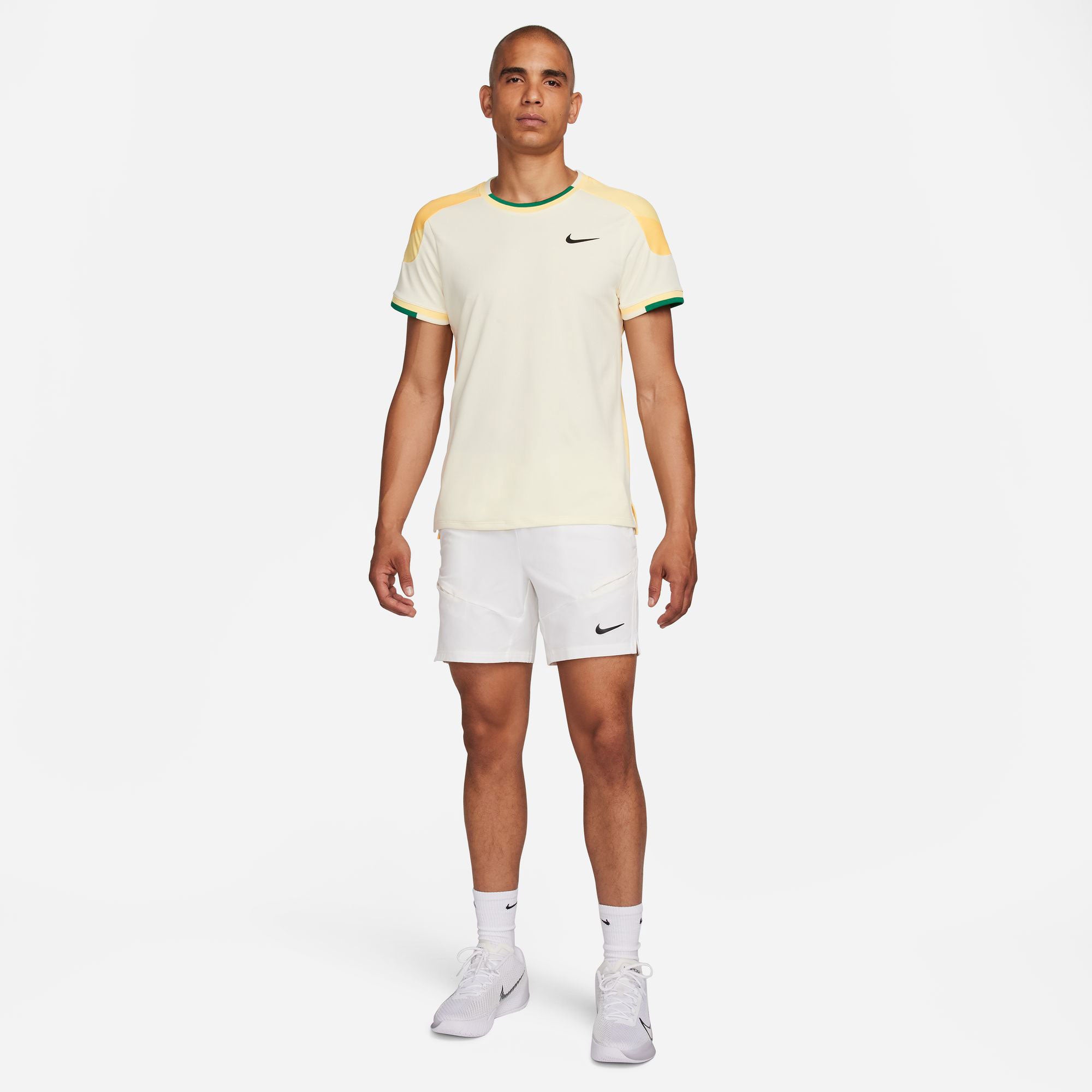 NikeCourt Slam Melbourne Men's Dri-FIT Tennis Shirt - White (6)
