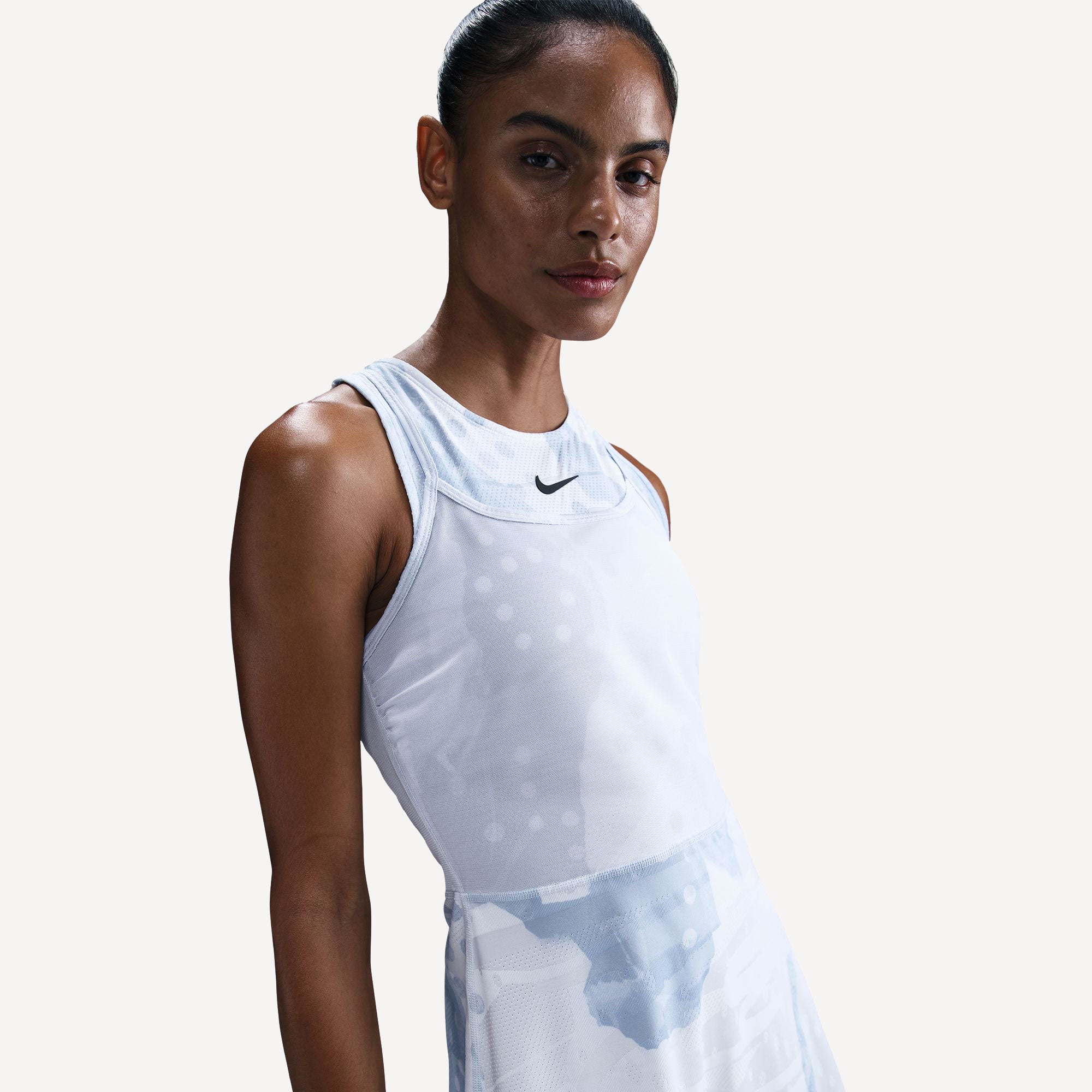 NikeCourt Slam Melbourne Women's Dri-FIT Printed Tennis Dress - White (4)