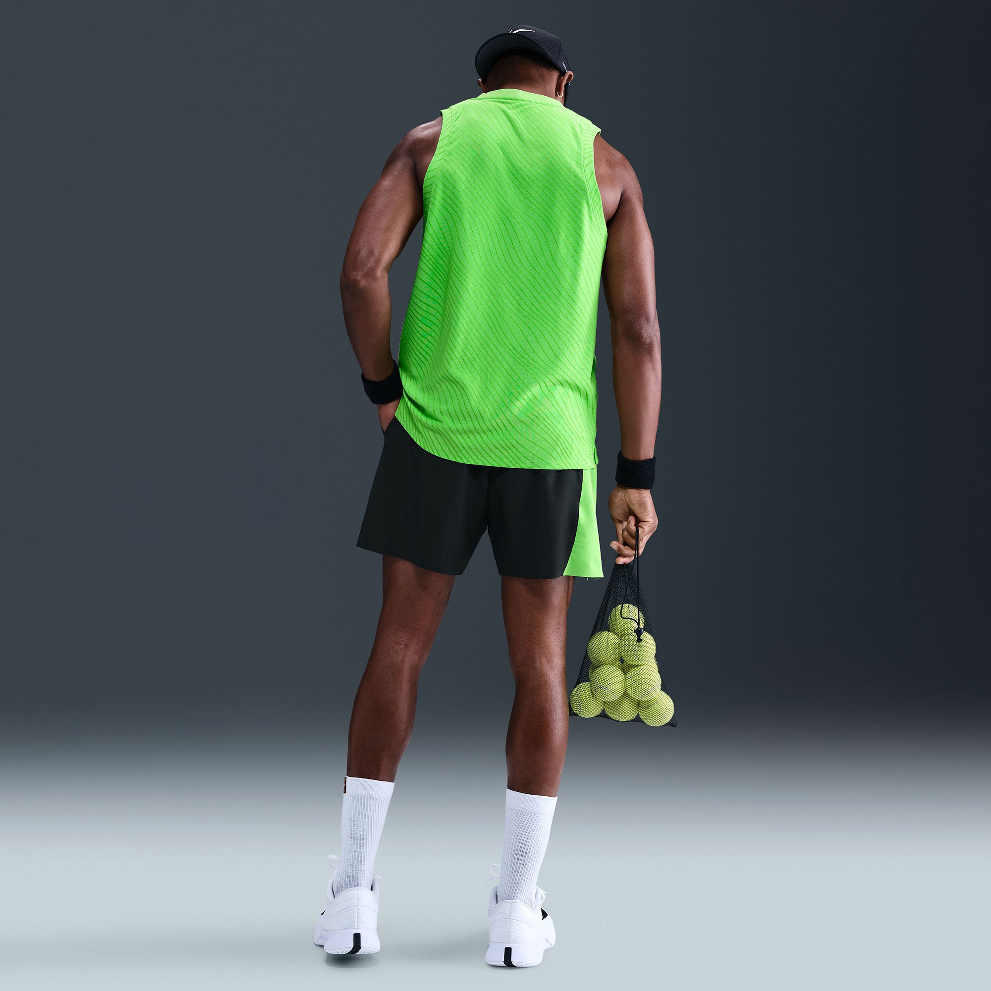 NikeCourt Slam Men's Dri-FIT 6-Inch Tennis Shorts - Black (2)