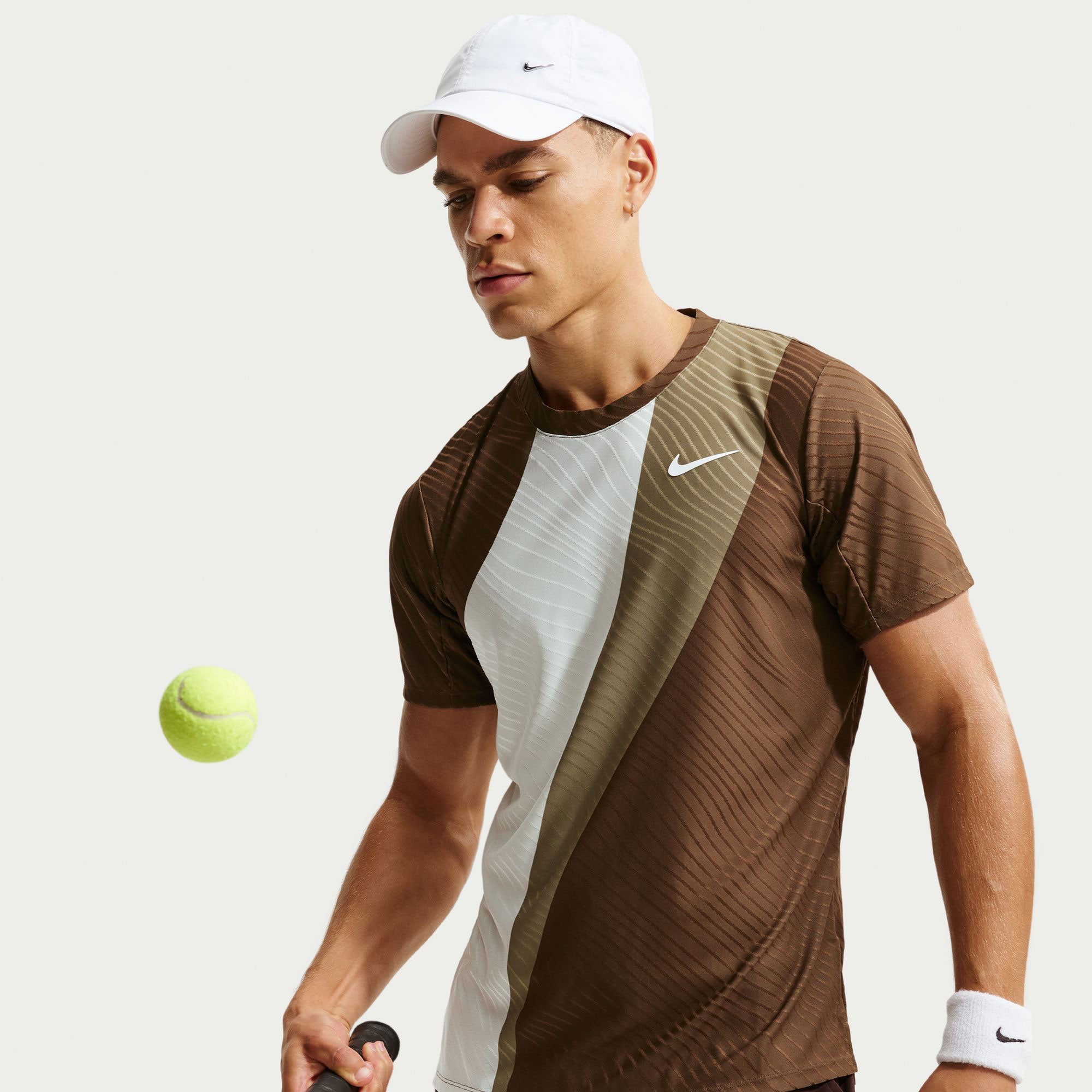 NikeCourt Slam Men's Dri-FIT ADV Tennis Shirt - White (3)