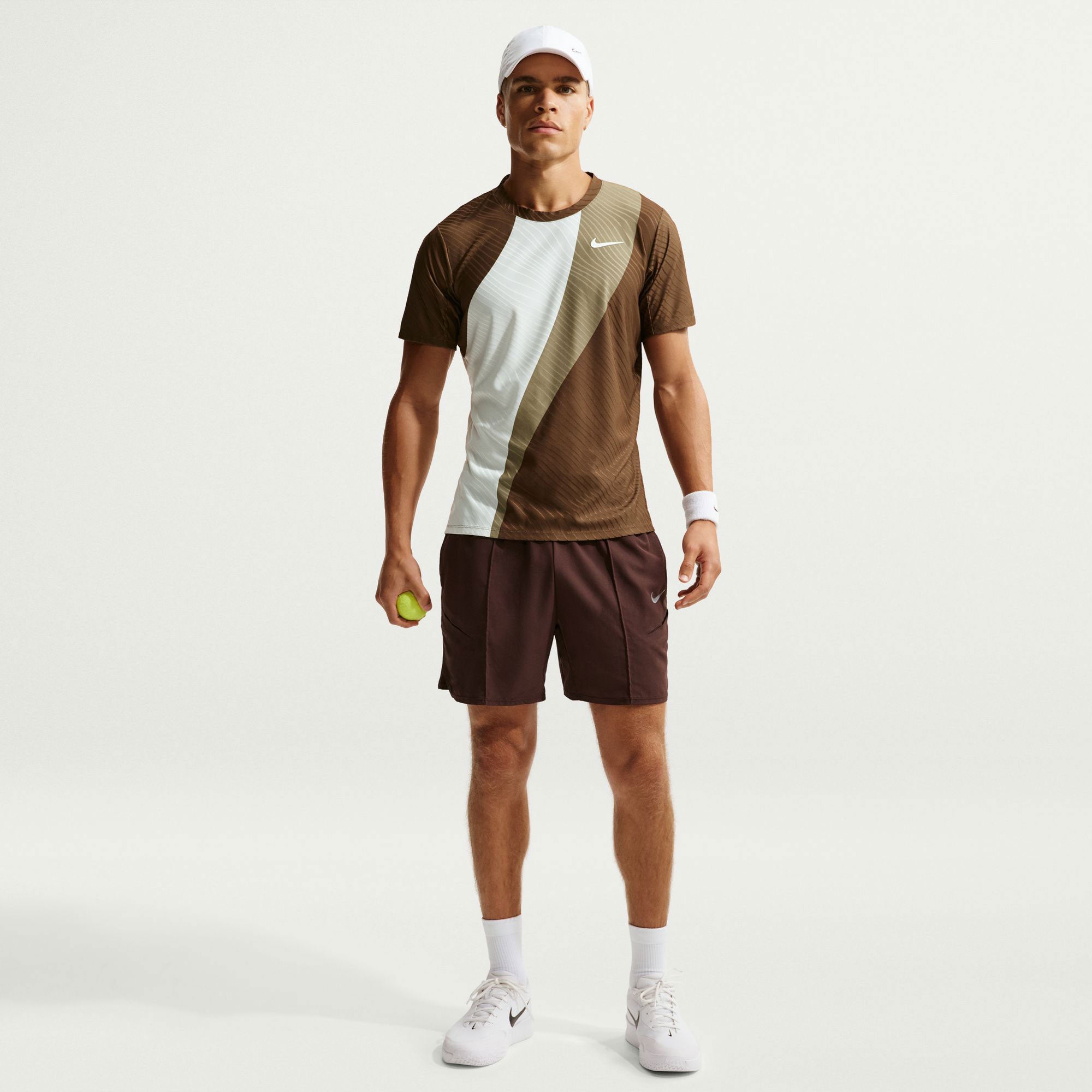 NikeCourt Slam Men's Dri-FIT ADV Tennis Shirt - White (4)