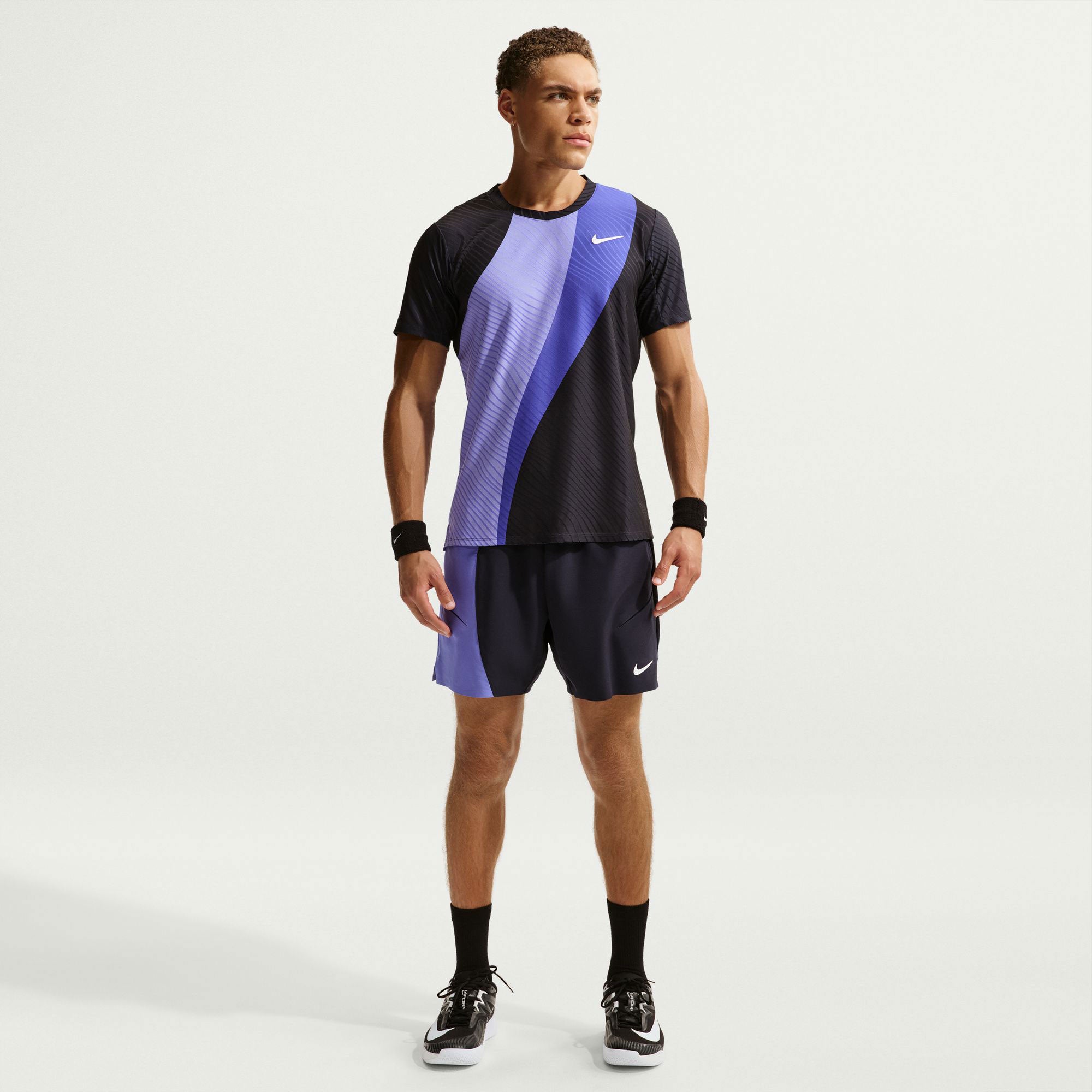 NikeCourt Slam Men's Dri-FIT ADV Tennis Shirt - Purple (4)
