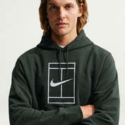 NikeCourt Slam Men's Dri-FIT Fleece Tennis Hoodie - Green (1)