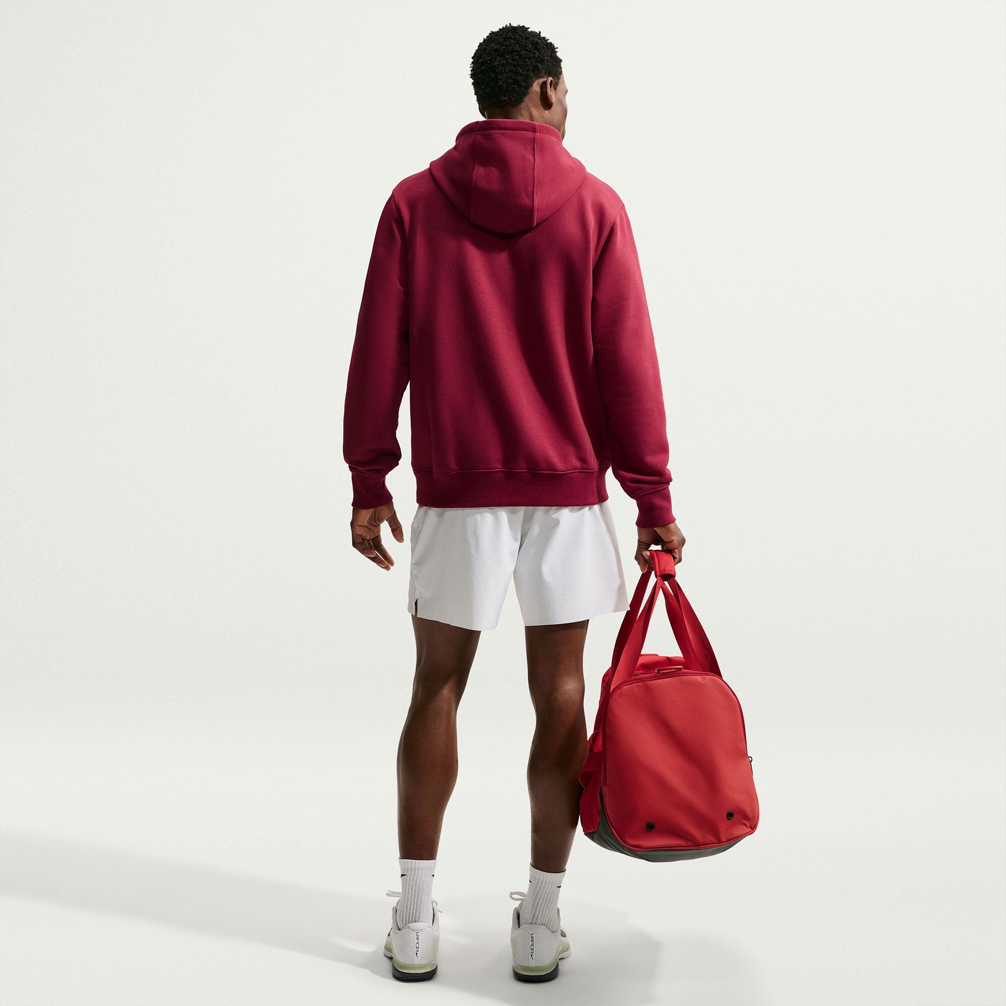 NikeCourt Slam Men's Dri-FIT Fleece Tennis Hoodie - Red (5)