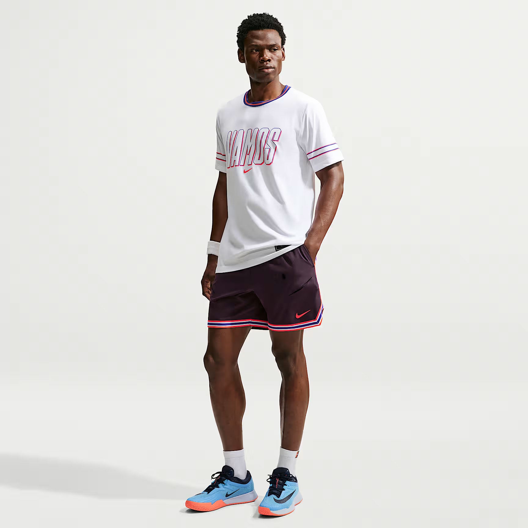 NikeCourt Slam New York Carlos Alcaraz Men's Dri-FIT 6-Inch Tennis Shorts - Red (1)