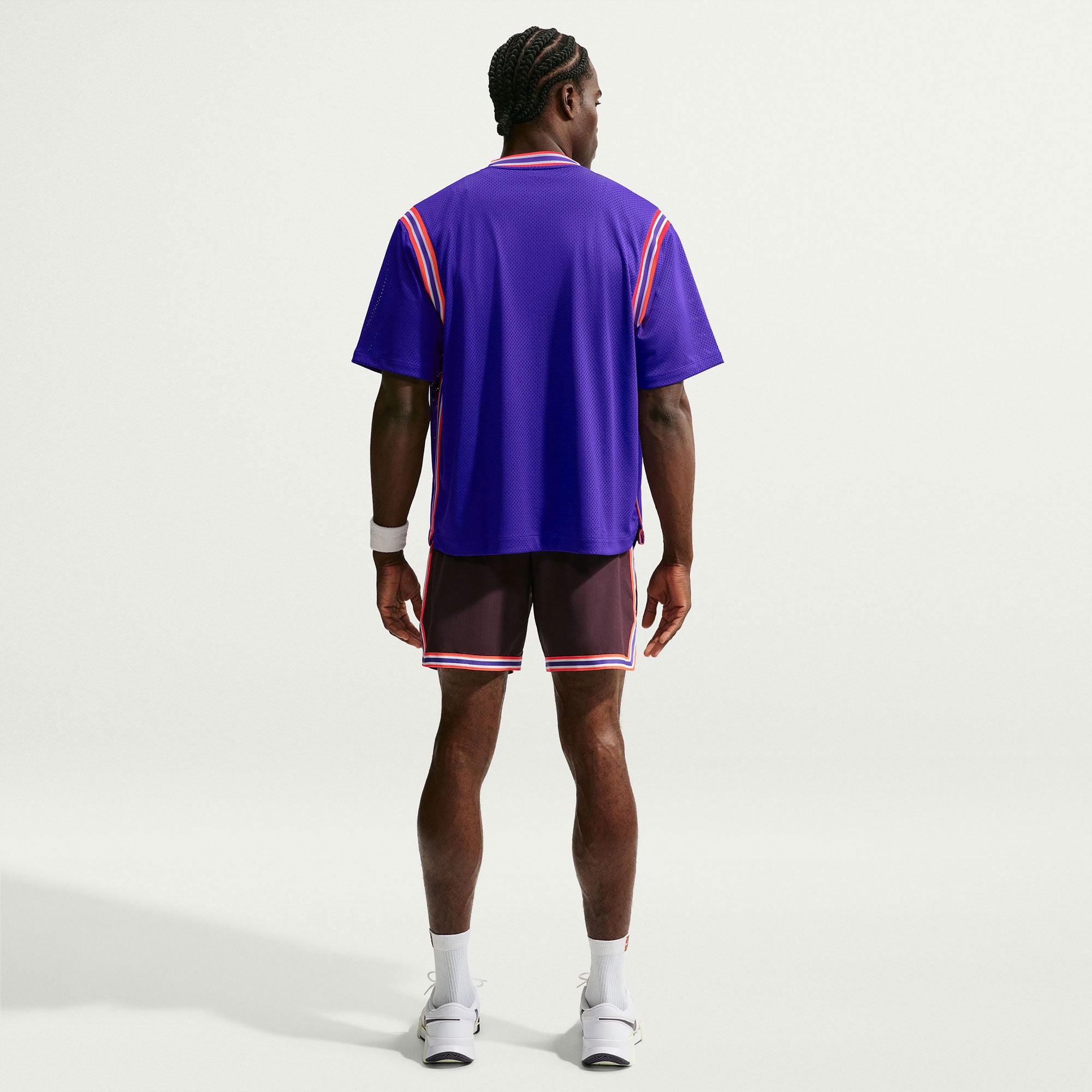 NikeCourt Slam New York Carlos Alcaraz Men's Dri-FIT Button Up Tennis Top - Purple (5)