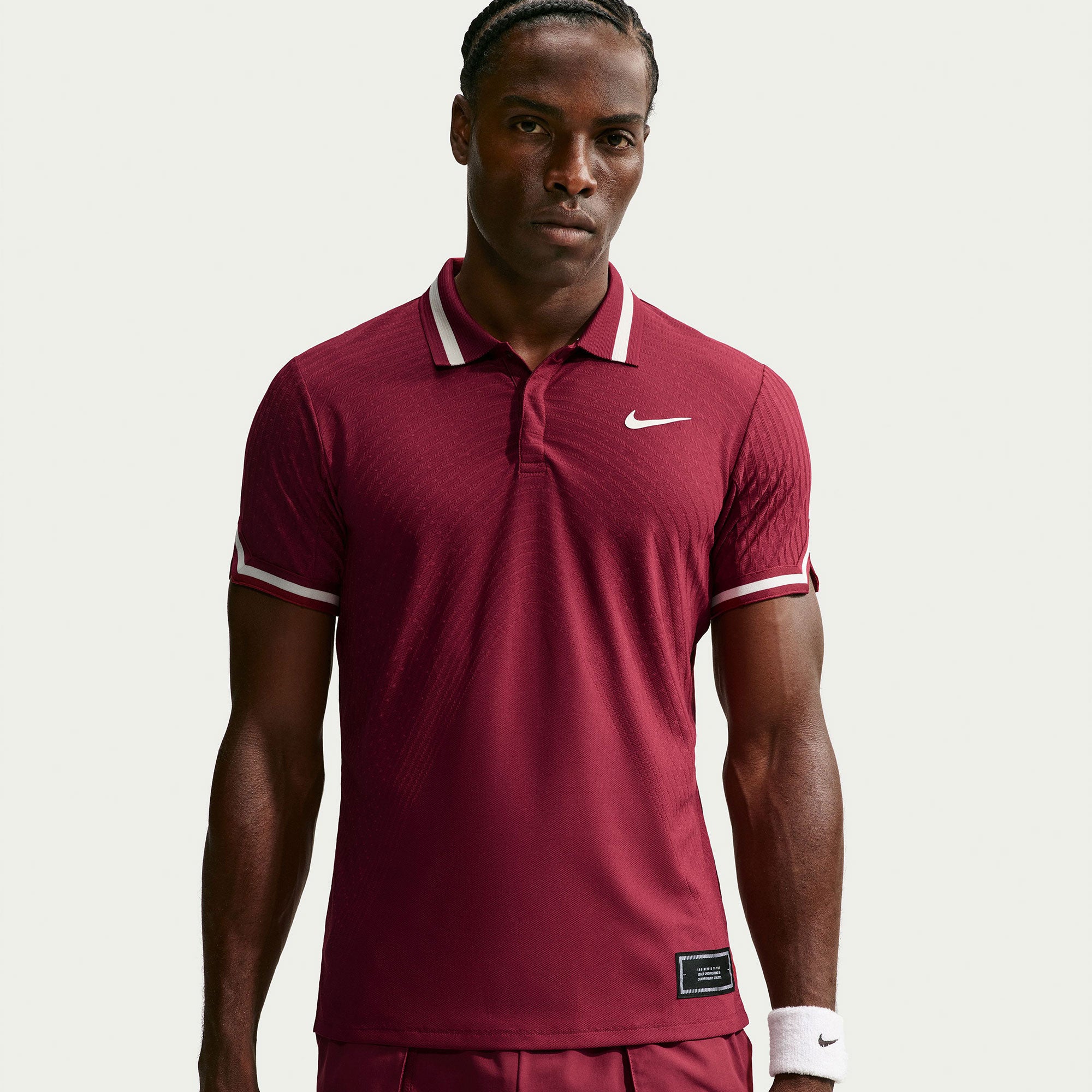 NikeCourt Slam New York Jannik Sinner Men's Aero-FIT Tennis Polo - Red (1)