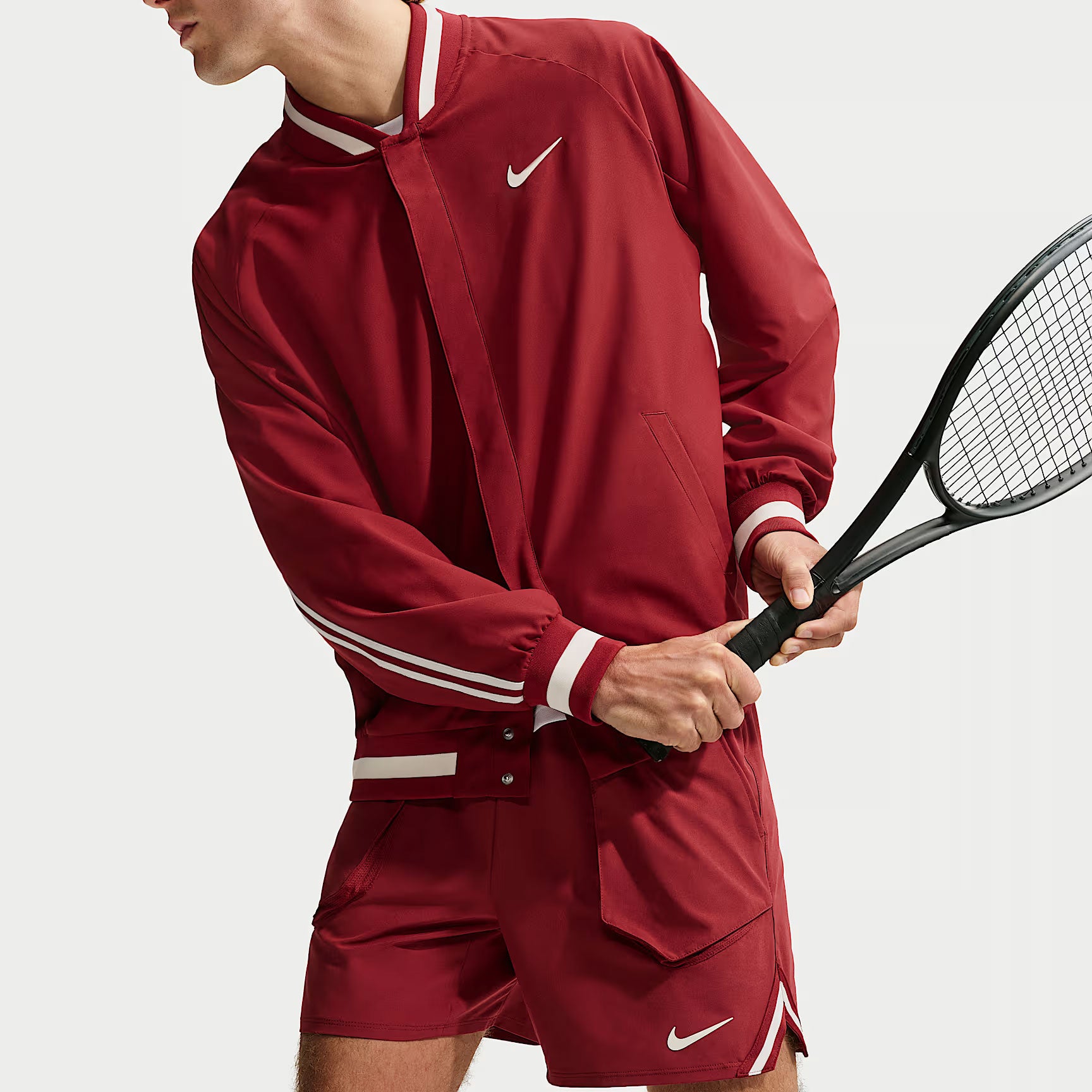NikeCourt Slam New York Jannik Sinner Men's Dri-FIT 6-Inch Tennis Shorts - Red (4)